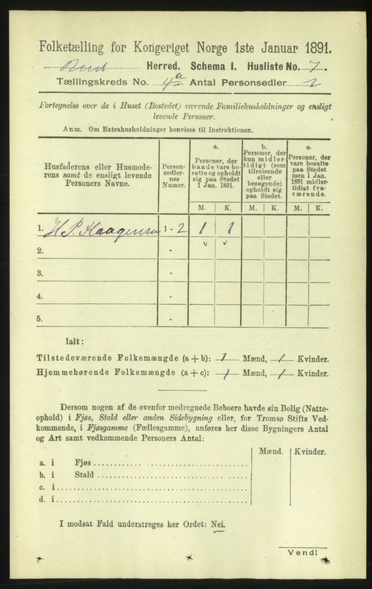 RA, Folketelling 1891 for 1549 Bud herred, 1891, s. 2070