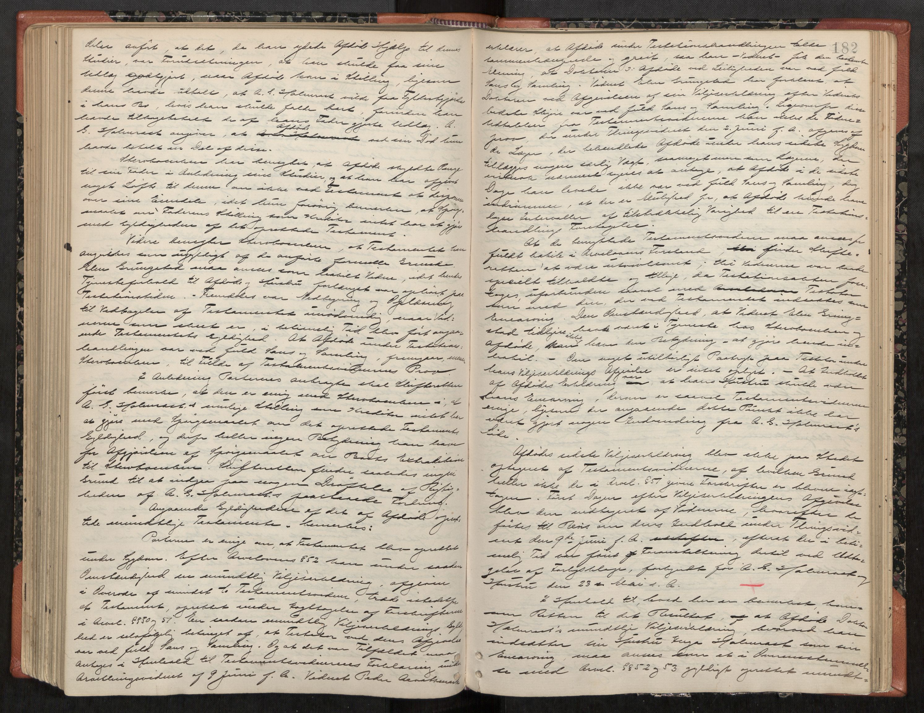 Namdal sorenskriveri, AV/SAT-A-4133/1/3/3B/L0006: Skiftebehandlingsprotokoll, 1888-1899, s. 182