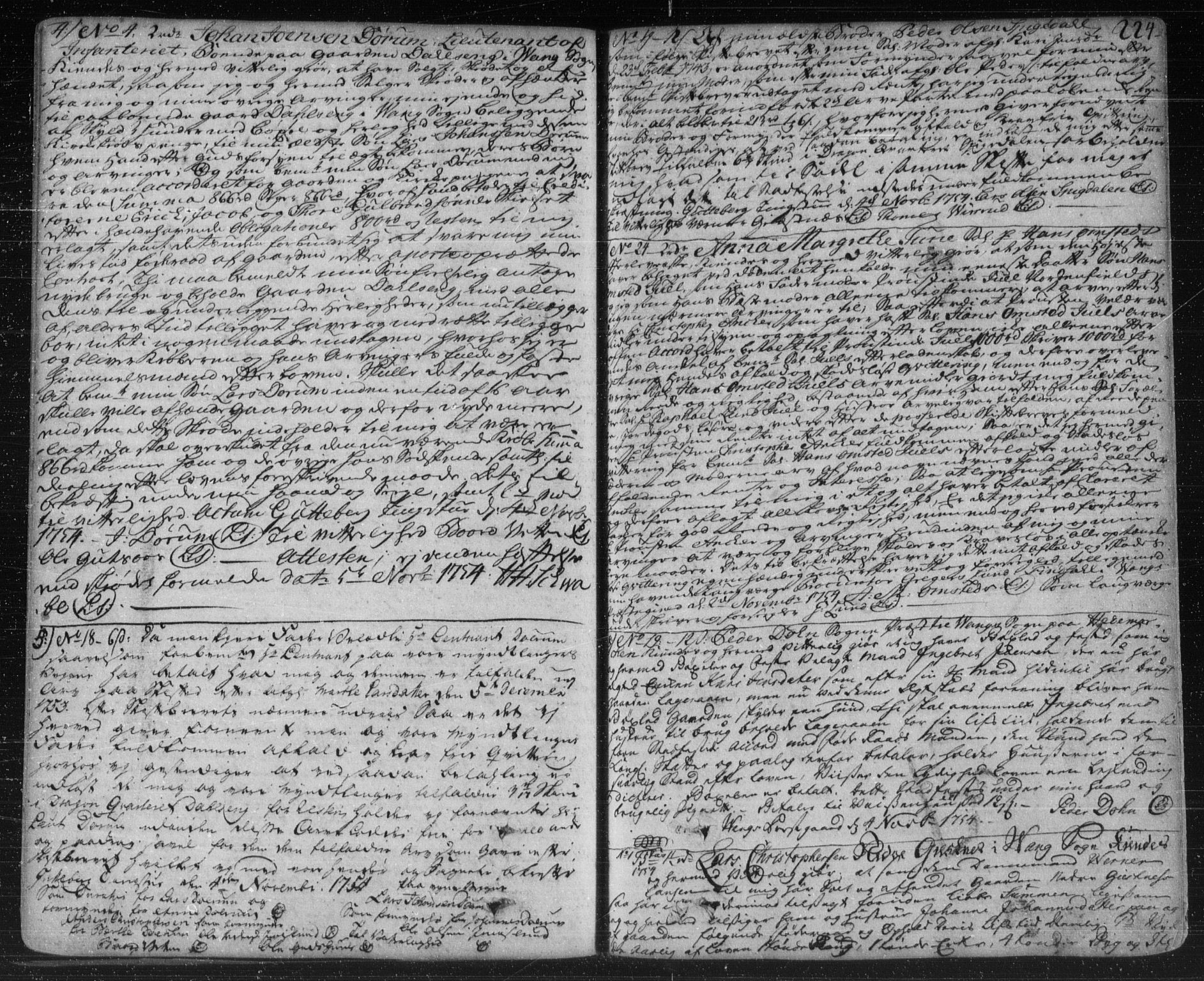 Hedemarken sorenskriveri, SAH/TING-034/H/Hb/L0007A: Pantebok nr. 7a, 1751-1756, s. 224