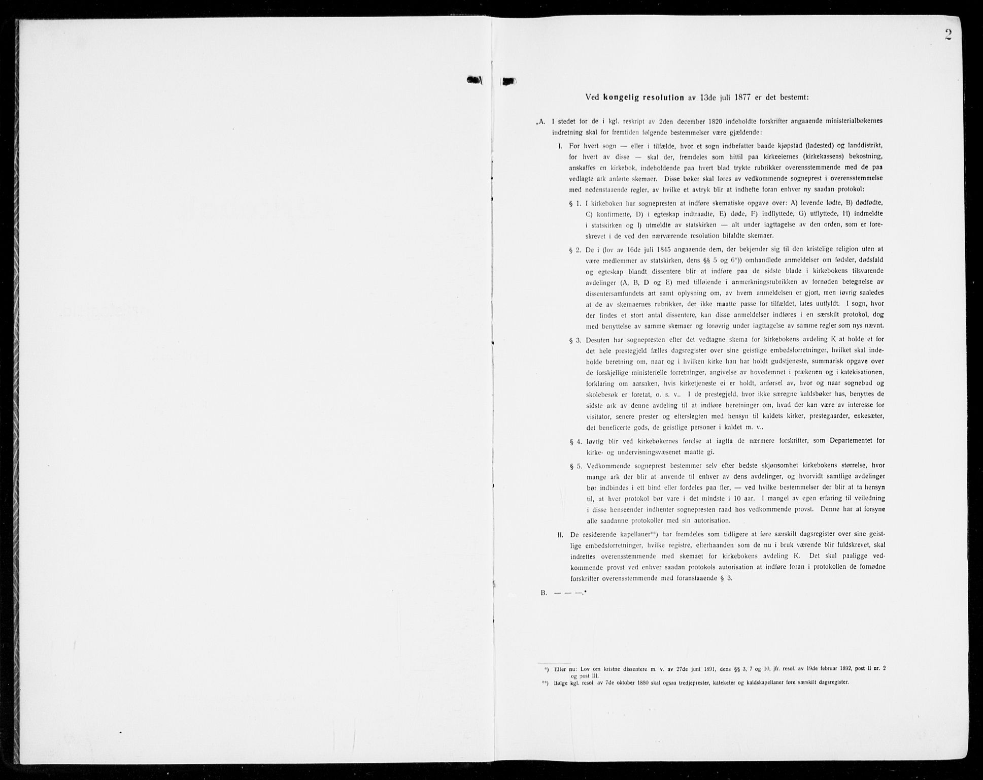 Brunlanes kirkebøker, SAKO/A-342/G/Ga/L0005: Klokkerbok nr. I 5, 1918-1941, s. 2
