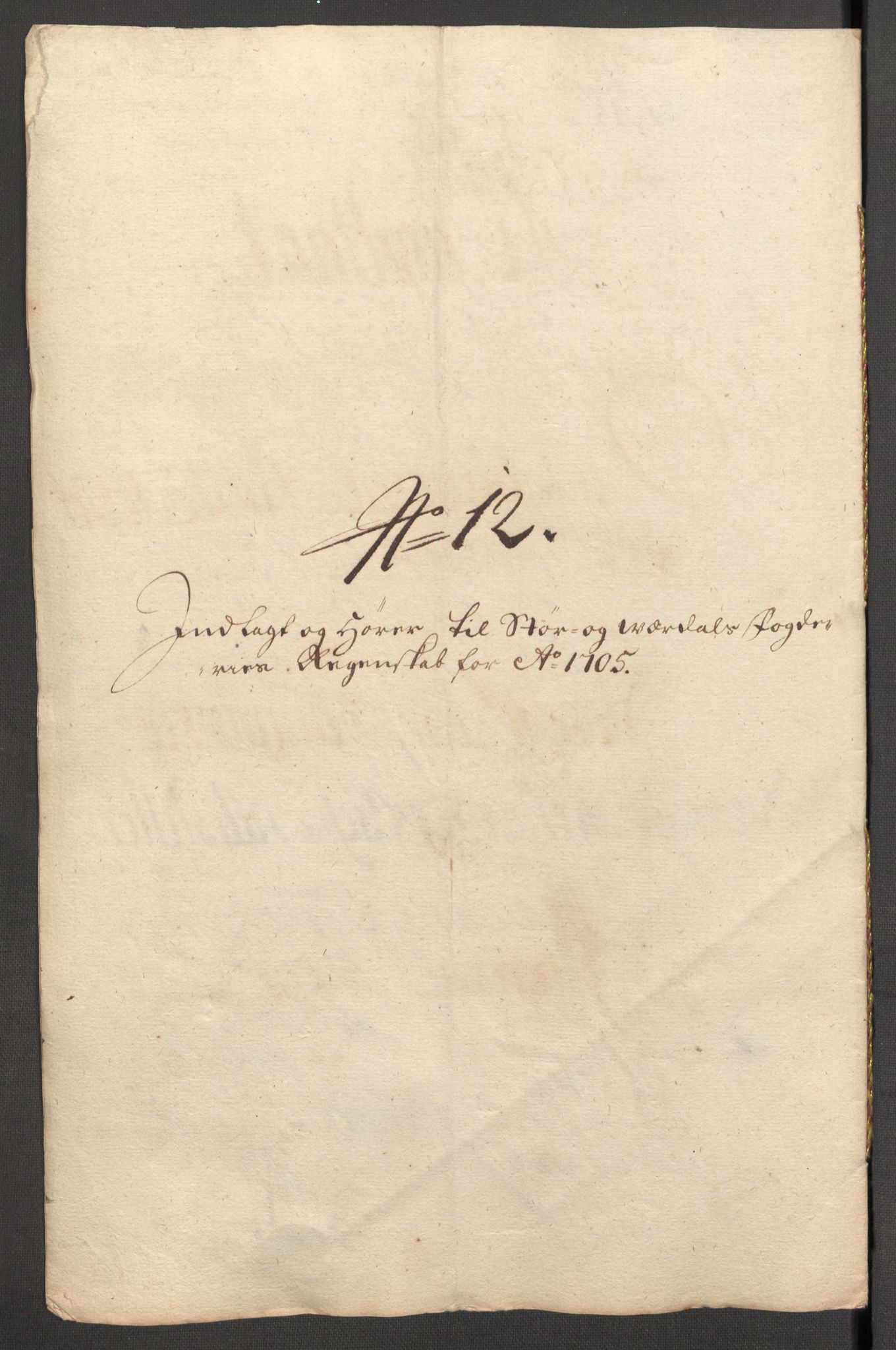 Rentekammeret inntil 1814, Reviderte regnskaper, Fogderegnskap, RA/EA-4092/R62/L4196: Fogderegnskap Stjørdal og Verdal, 1705-1706, s. 189