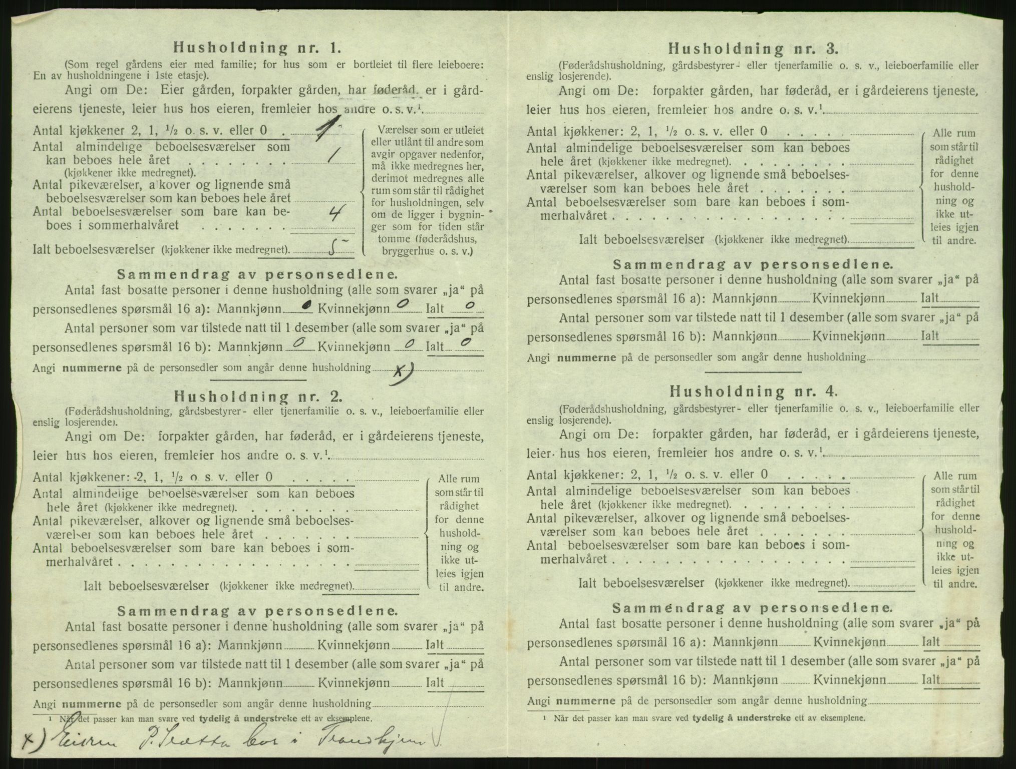 SAT, Folketelling 1920 for 1569 Aure herred, 1920, s. 589