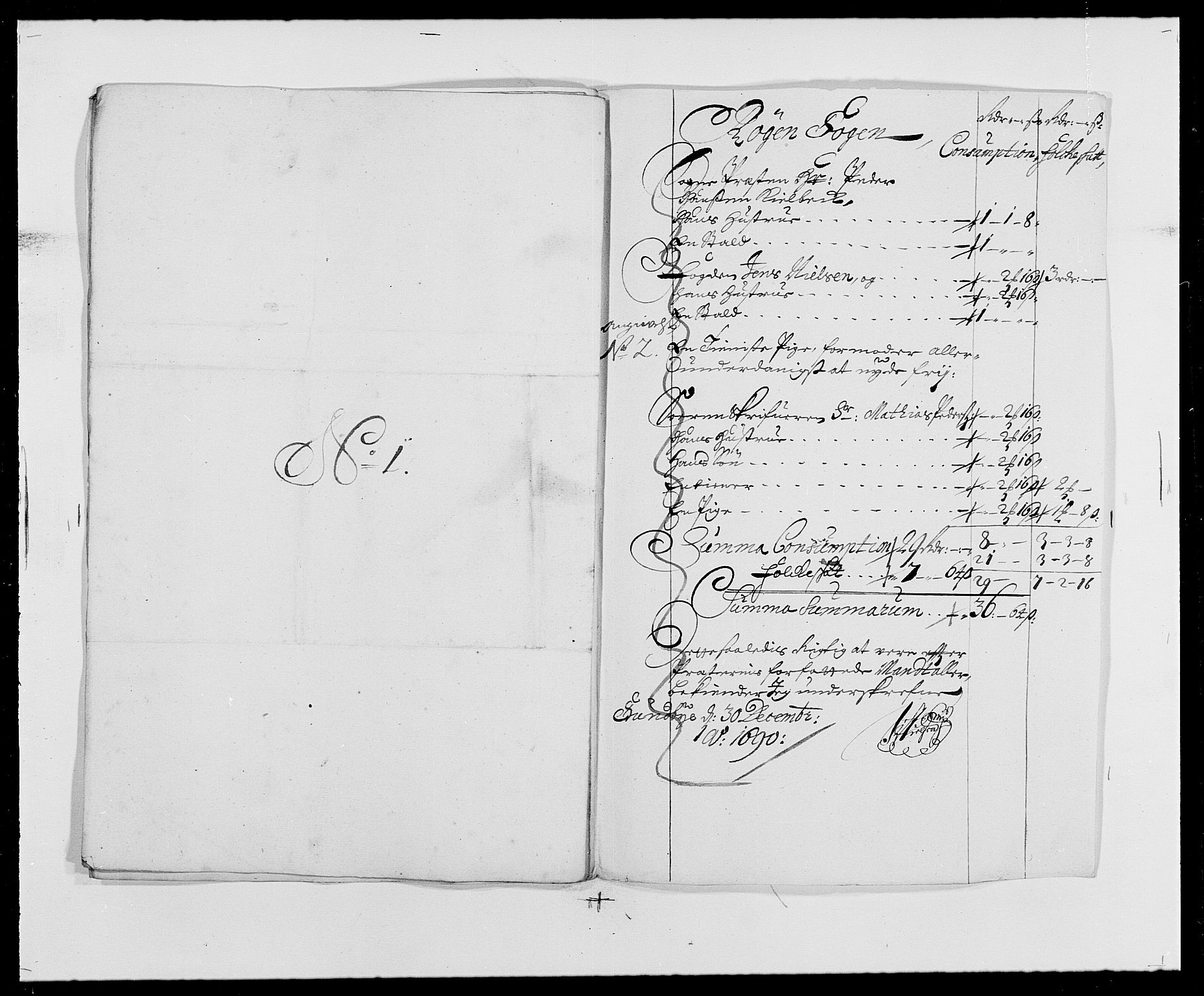 Rentekammeret inntil 1814, Reviderte regnskaper, Fogderegnskap, RA/EA-4092/R29/L1693: Fogderegnskap Hurum og Røyken, 1688-1693, s. 177