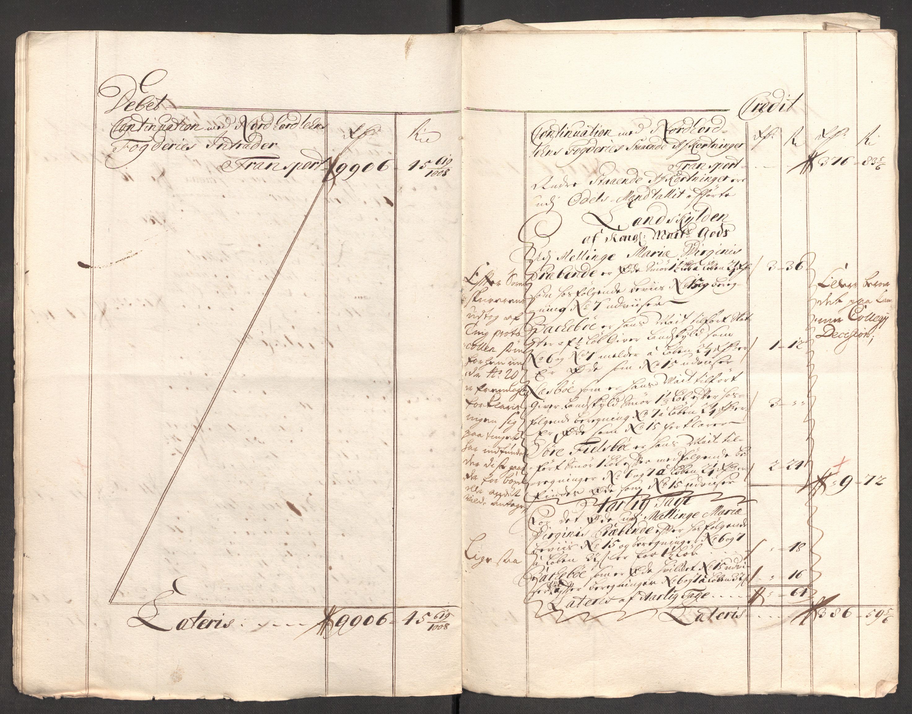 Rentekammeret inntil 1814, Reviderte regnskaper, Fogderegnskap, AV/RA-EA-4092/R51/L3188: Fogderegnskap Nordhordland og Voss, 1706-1707, s. 84