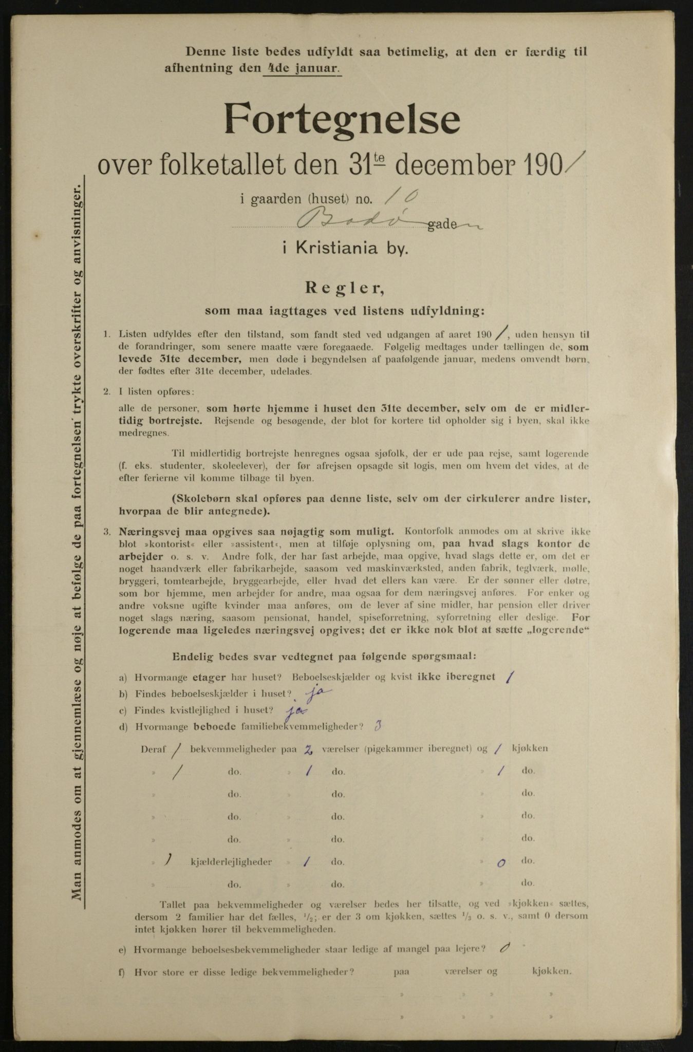 OBA, Kommunal folketelling 31.12.1901 for Kristiania kjøpstad, 1901, s. 1126