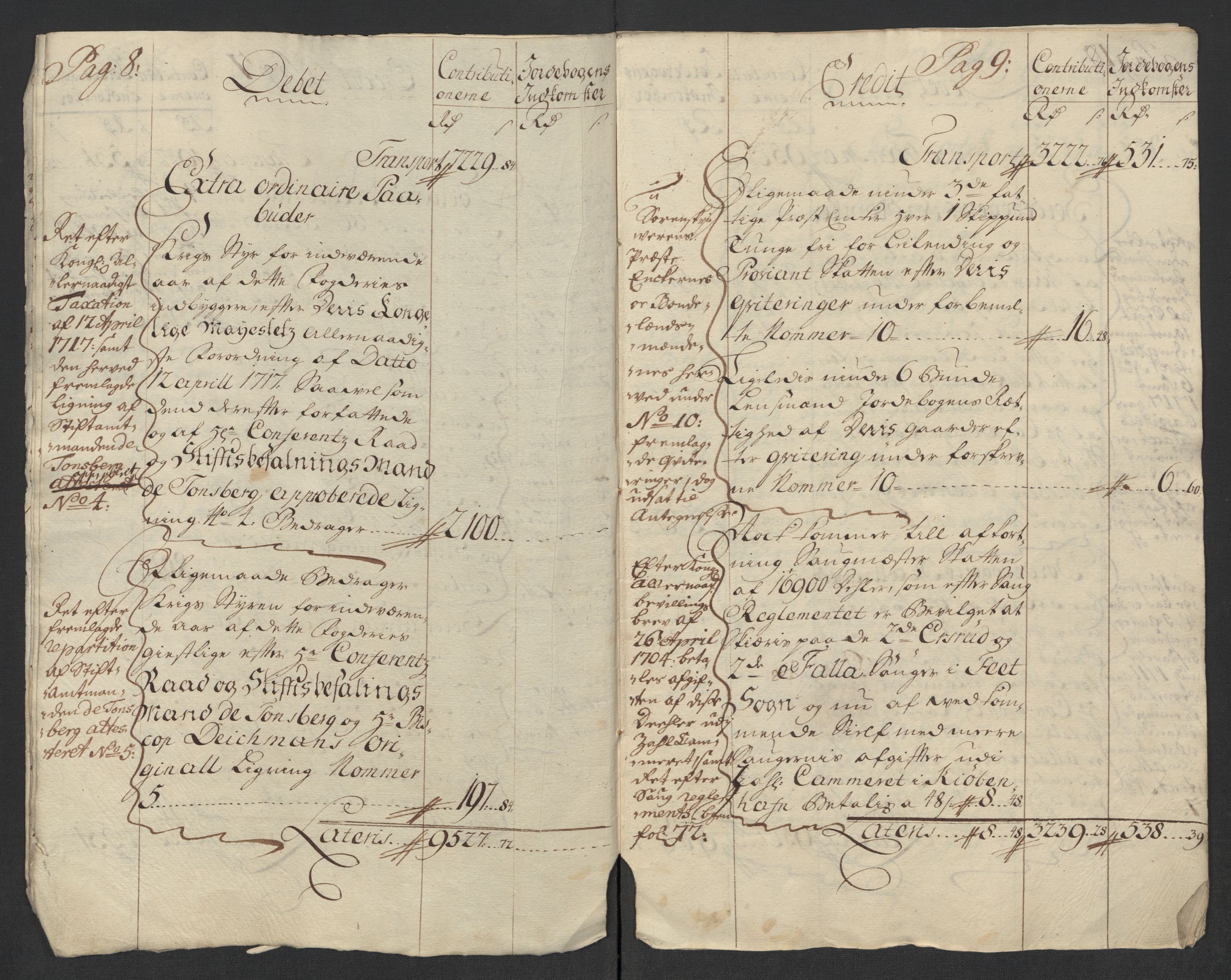Rentekammeret inntil 1814, Reviderte regnskaper, Fogderegnskap, AV/RA-EA-4092/R11/L0599: Fogderegnskap Nedre Romerike, 1717, s. 7