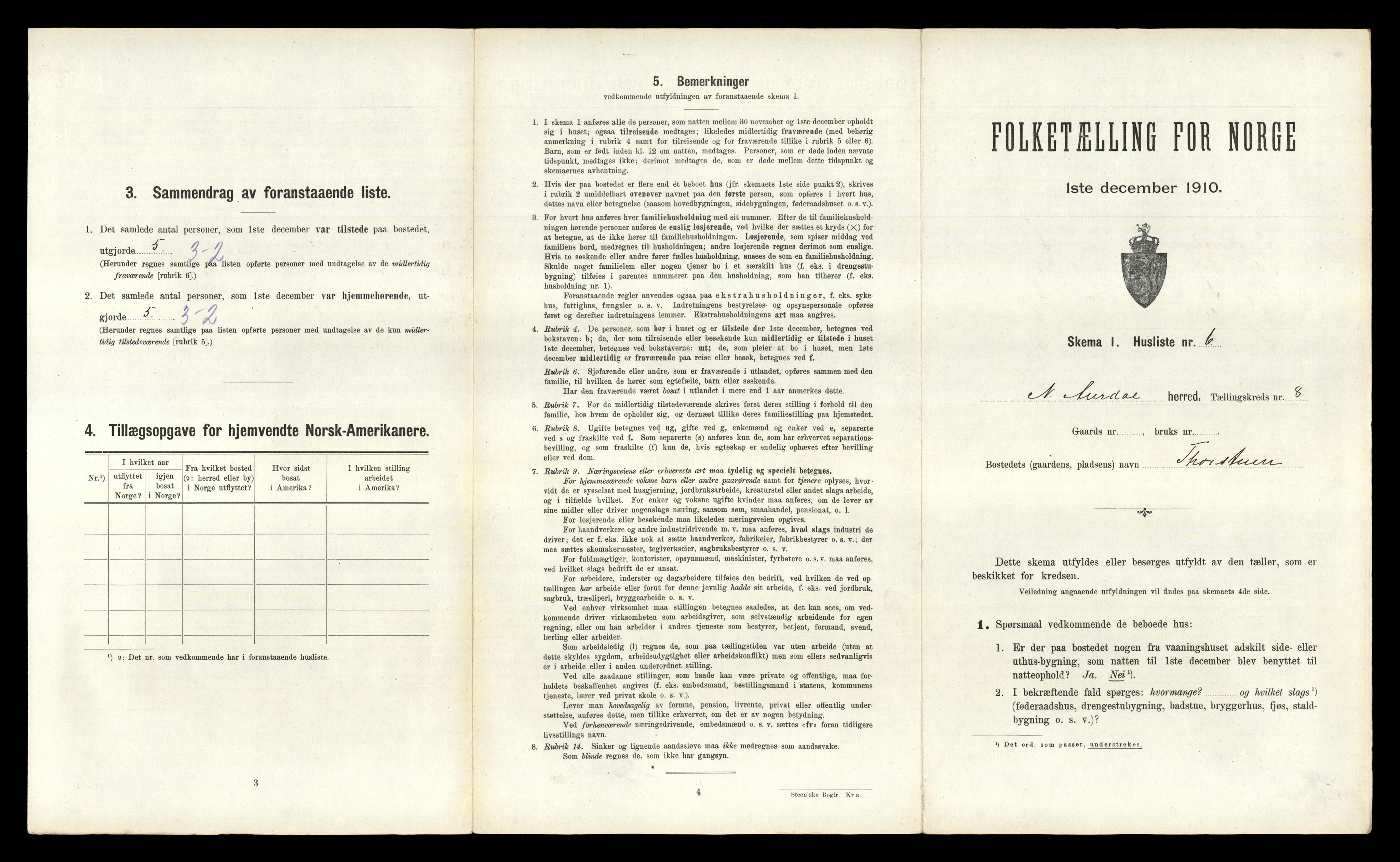 RA, Folketelling 1910 for 0542 Nord-Aurdal herred, 1910, s. 1119