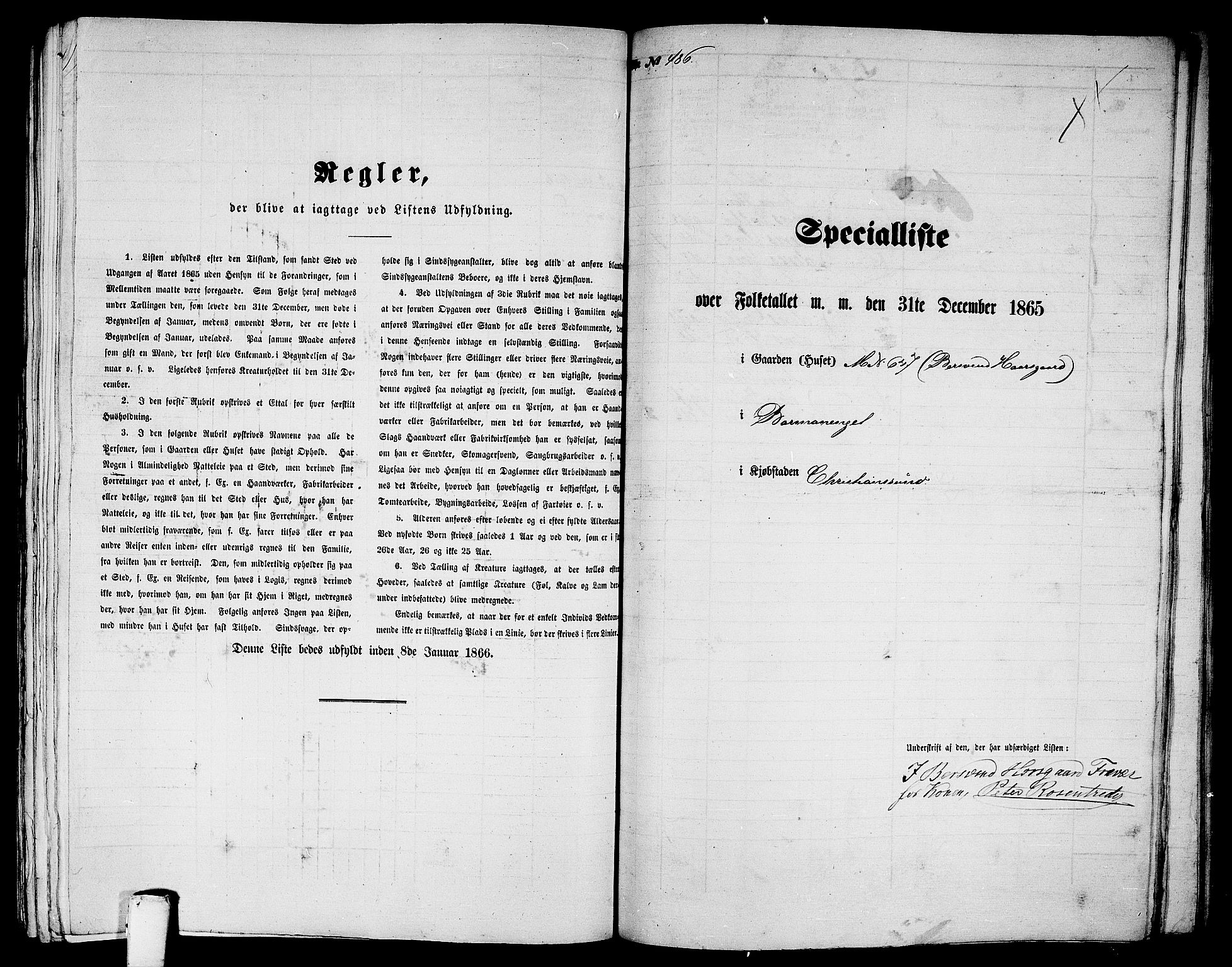 RA, Folketelling 1865 for 1503B Kristiansund prestegjeld, Kristiansund kjøpstad, 1865, s. 988