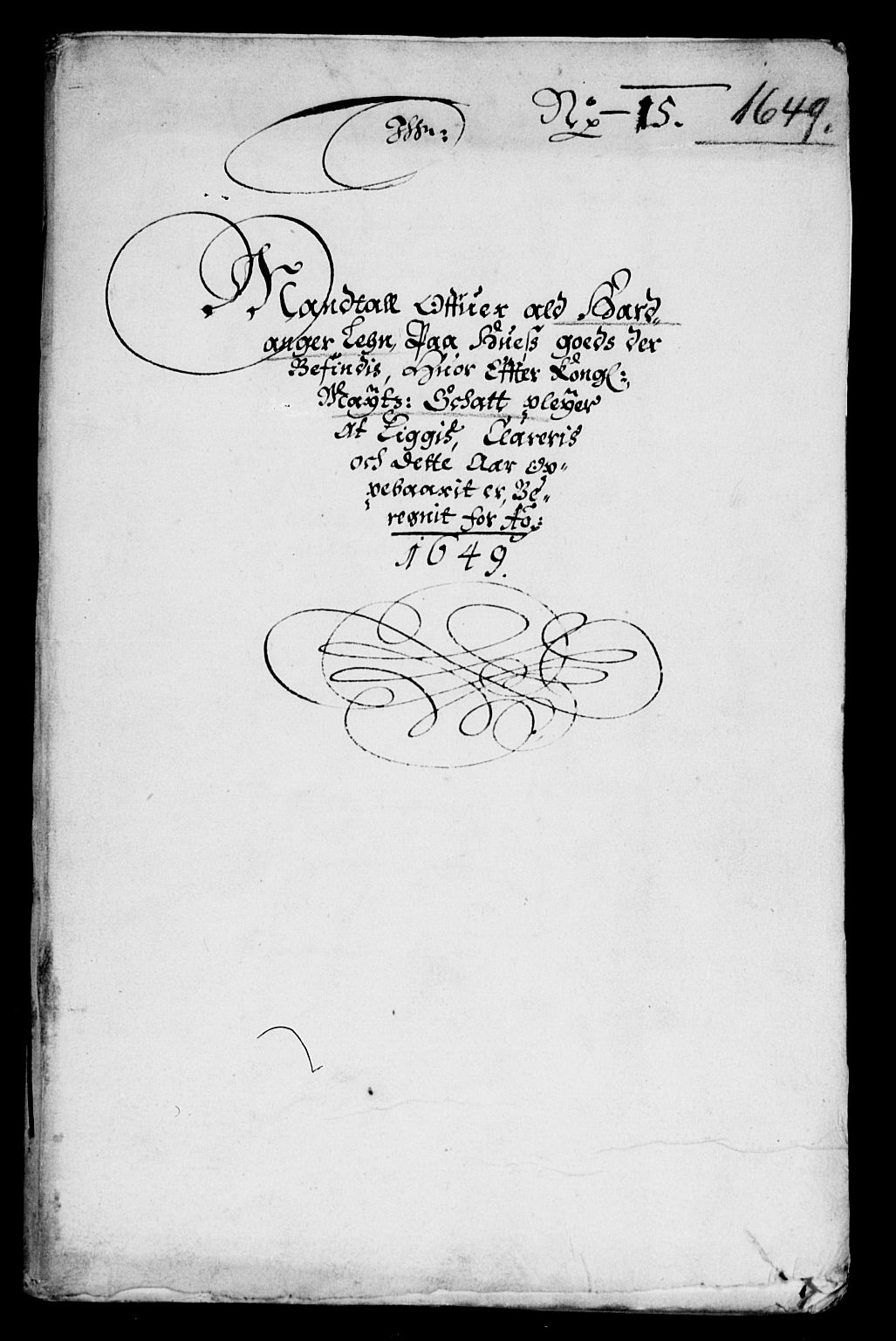 Rentekammeret inntil 1814, Reviderte regnskaper, Lensregnskaper, AV/RA-EA-5023/R/Rb/Rbt/L0116: Bergenhus len, 1649-1651
