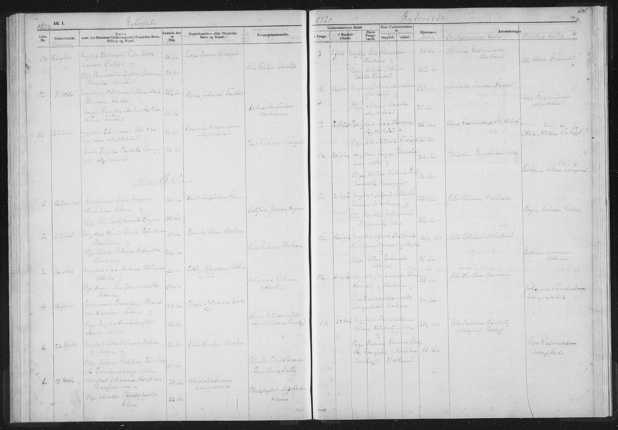 Ministerialprotokoller, klokkerbøker og fødselsregistre - Møre og Romsdal, SAT/A-1454/536/L0514: Ministerialbok nr. 536D01, 1840-1875, s. 64