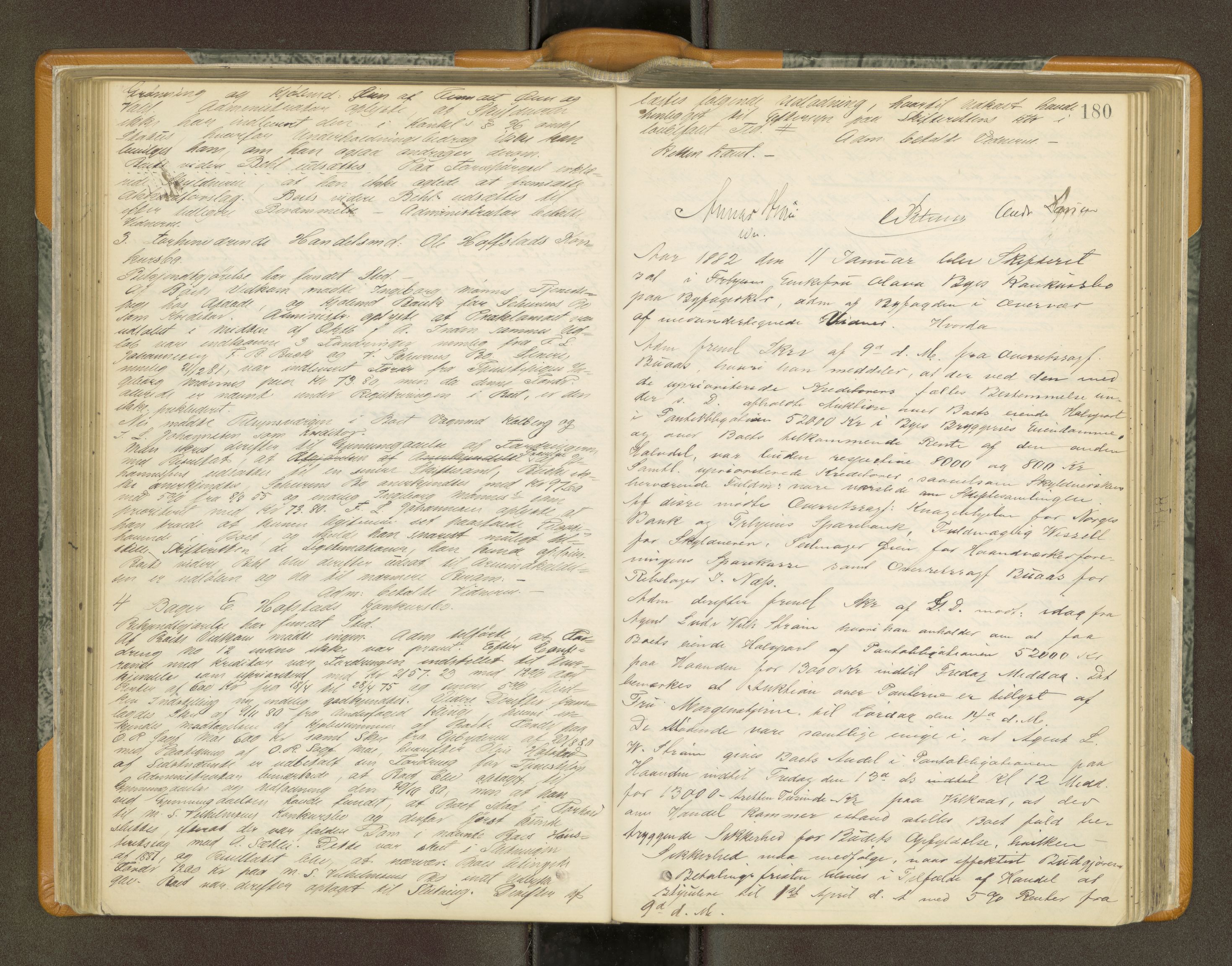Trondheim byfogd, AV/SAT-A-0003/1/3/3B/L0009: Skiftebehandlingsprotokoll (u/ register) U, 1879-1884, s. 180