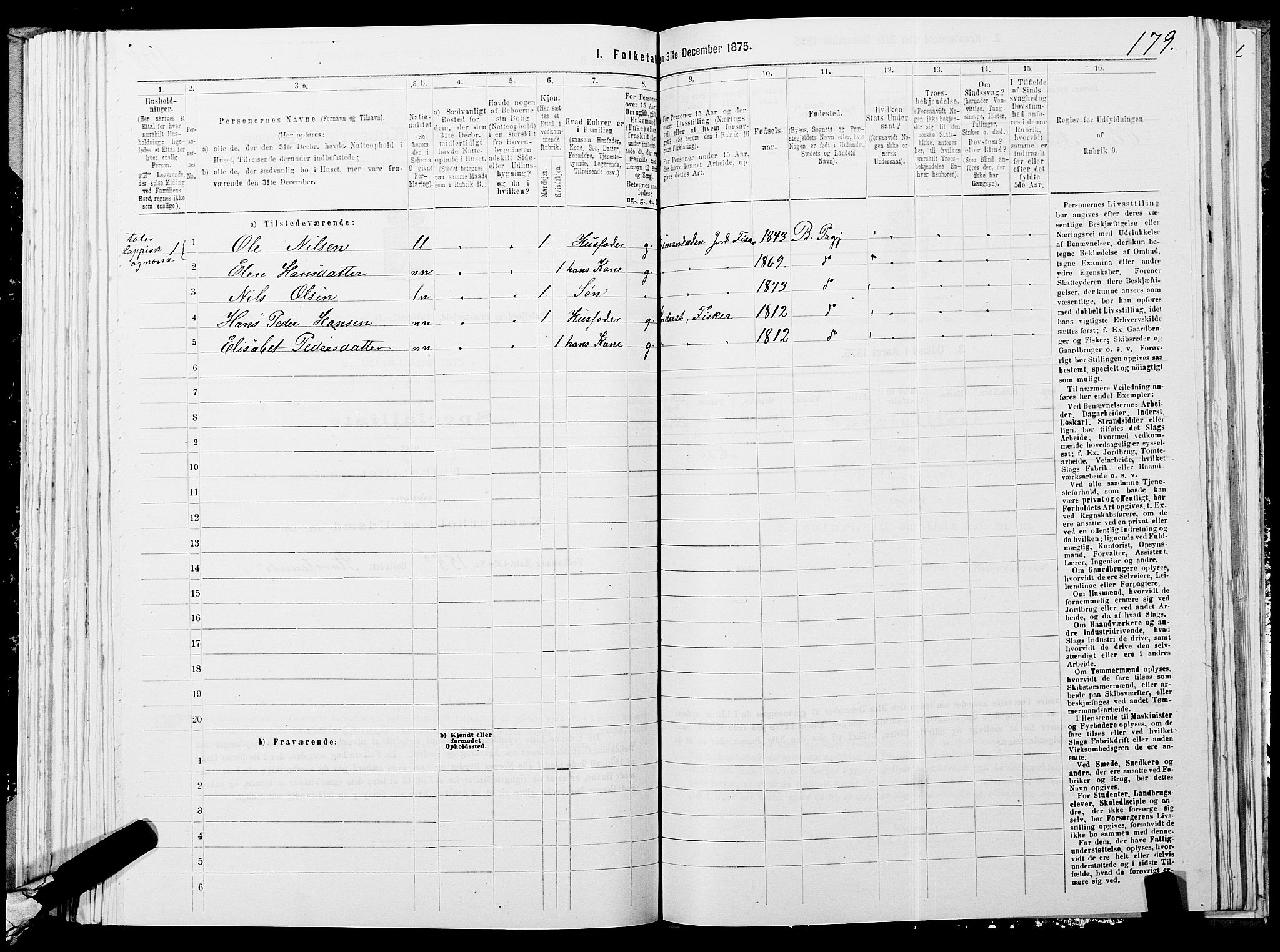 SATØ, Folketelling 1875 for 1933P Balsfjord prestegjeld, 1875, s. 1779