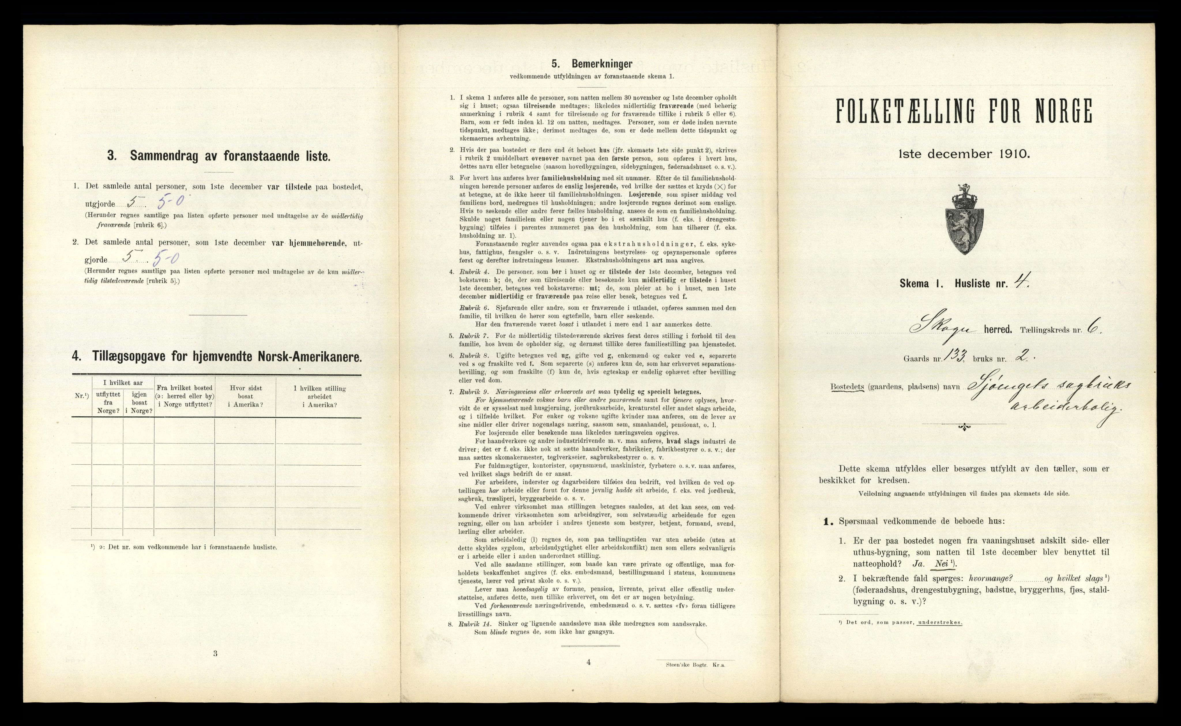 RA, Folketelling 1910 for 1719 Skogn herred, 1910, s. 1040