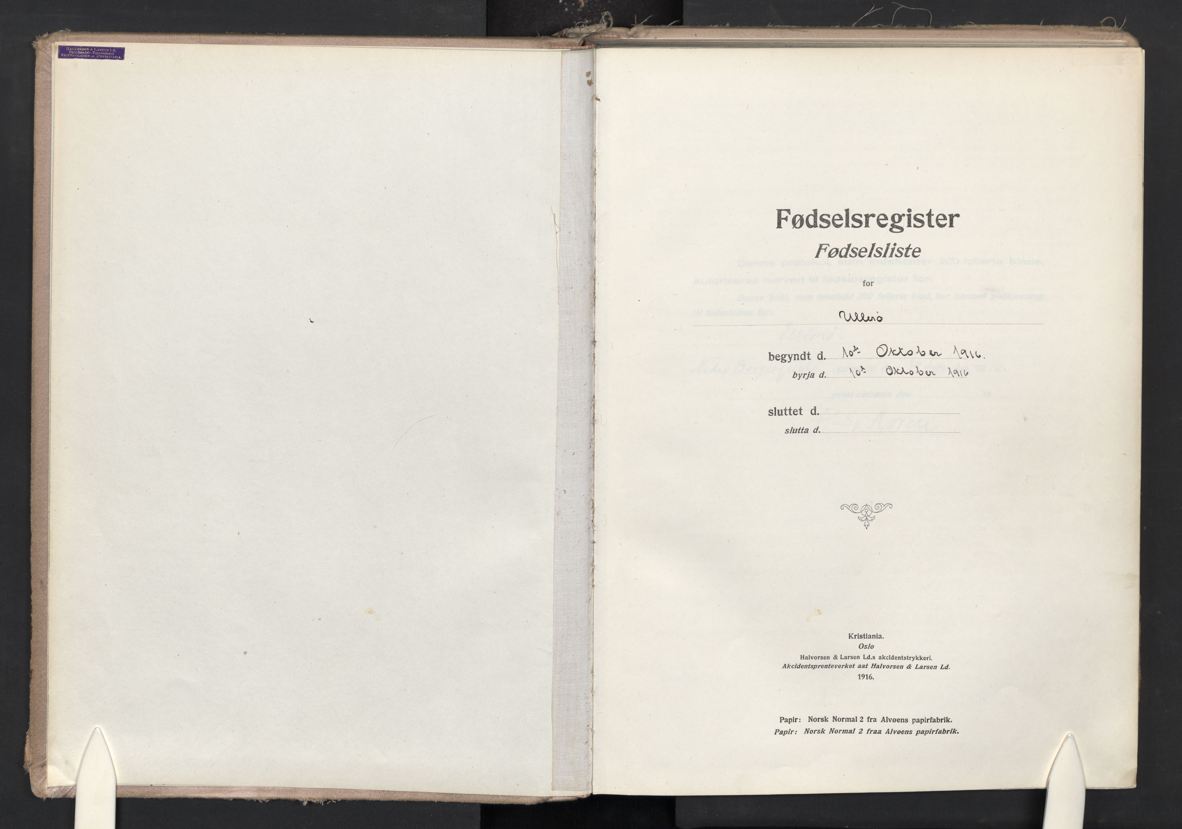 Skjeberg prestekontor Kirkebøker, AV/SAO-A-10923/J/Jb/L0001: Fødselsregister nr. II 1, 1916-1986