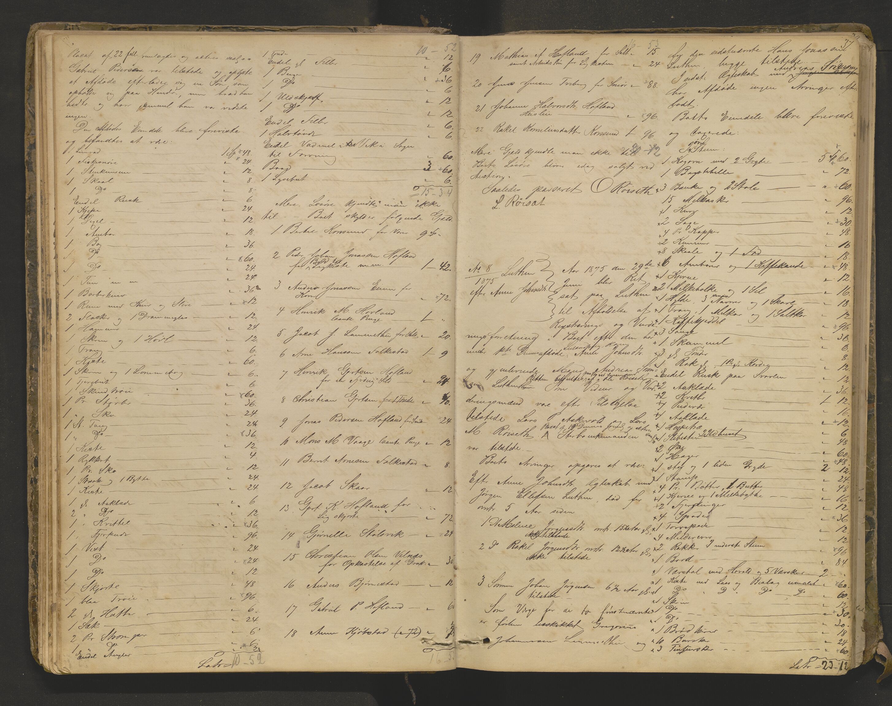 Lensmannen i Askvoll, AV/SAB-A-26301/0006/L0003: Registreringsprotokoll, 1869-1904, s. 36b-37a