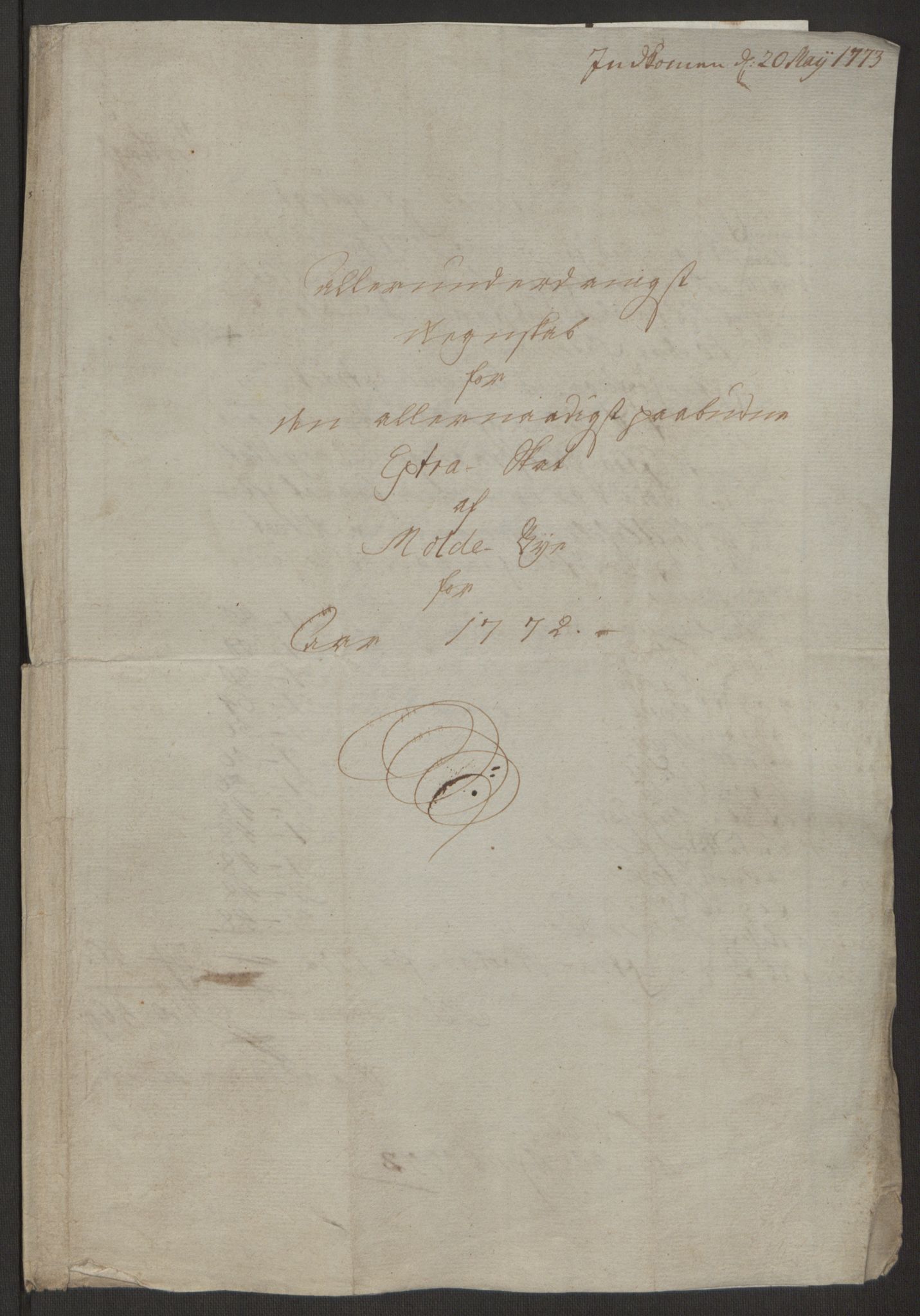 Rentekammeret inntil 1814, Reviderte regnskaper, Byregnskaper, RA/EA-4066/R/Rq/L0487/0004: [Q1] Kontribusjonsregnskap / Ekstraskatt, 1762-1772, s. 211