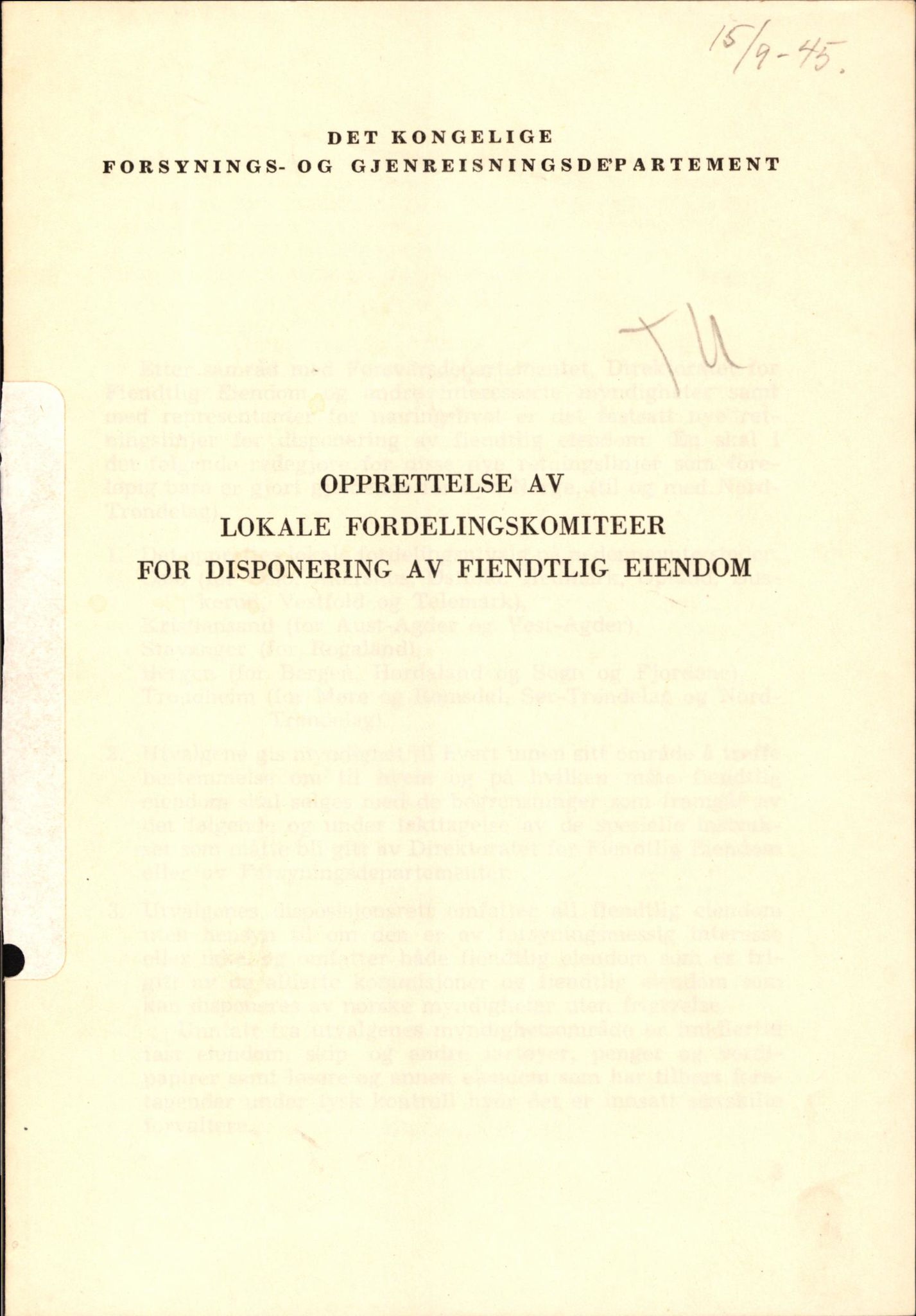 Forsvaret, Forsvarets krigshistoriske avdeling, AV/RA-RAFA-2017/Y/Yf/L0210: II.C.11.2130-2136 - Den norske regjering i London., 1940-1959, s. 491