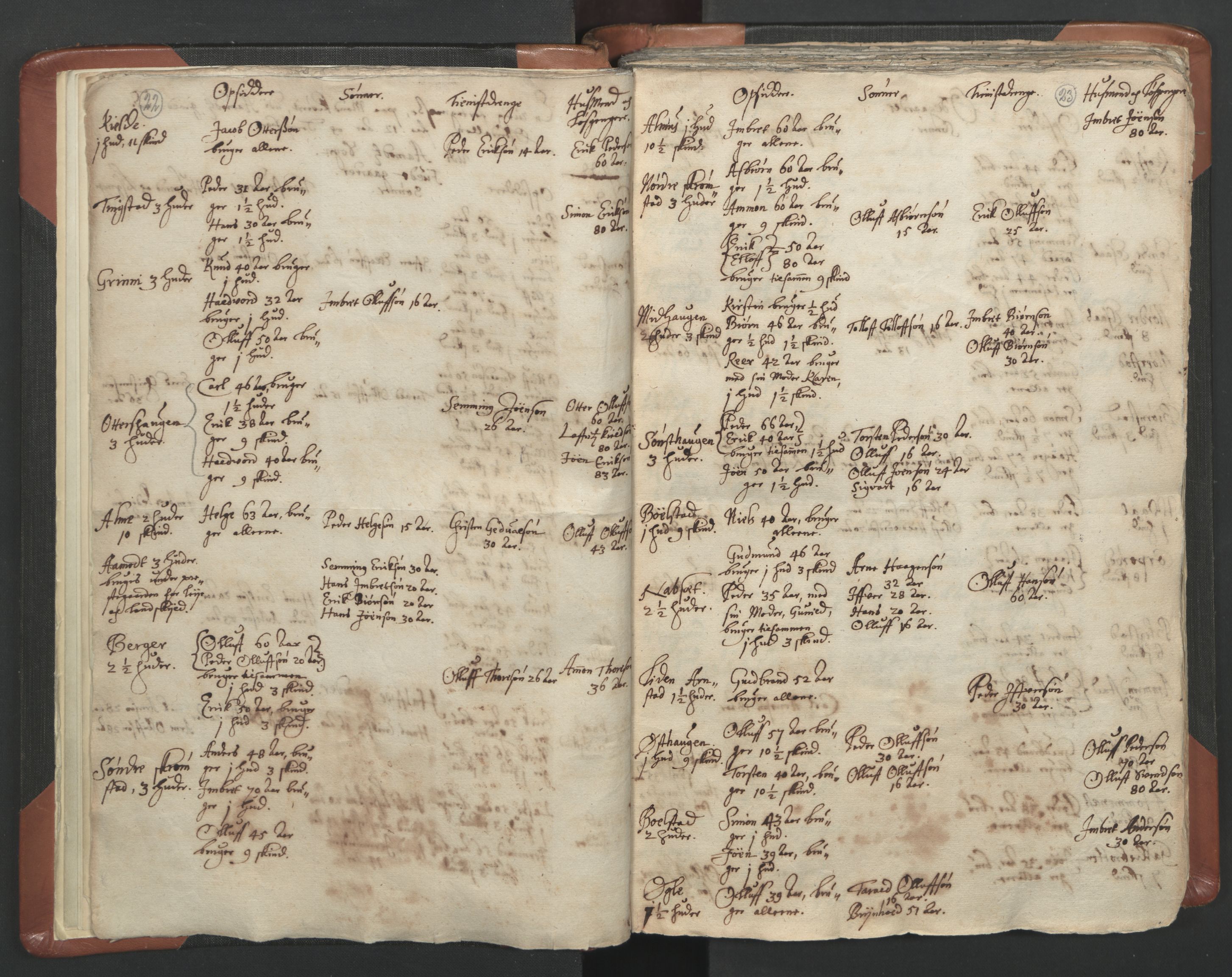 RA, Sogneprestenes manntall 1664-1666, nr. 5: Hedmark prosti, 1664-1666, s. 22-23