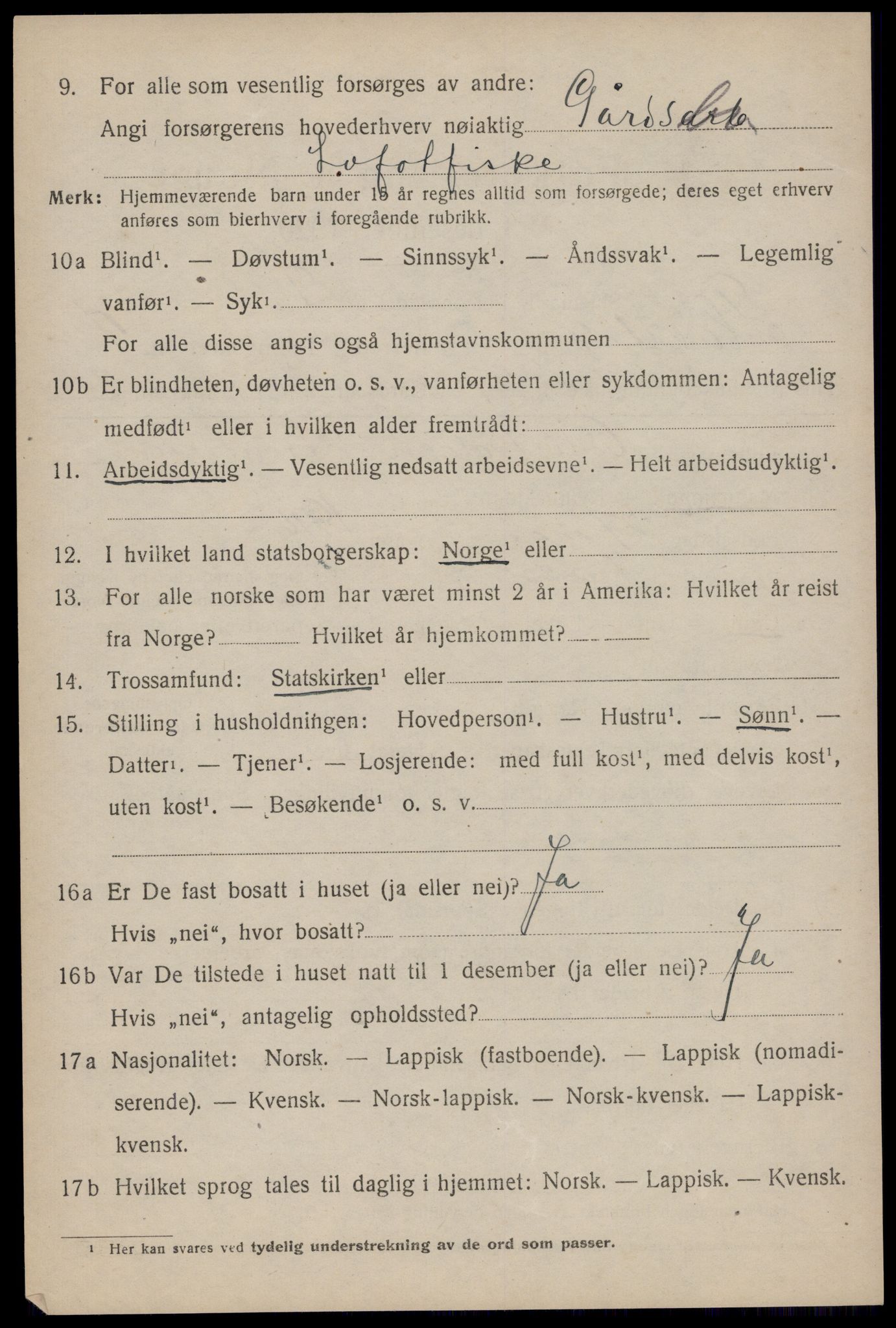SAT, Folketelling 1920 for 1859 Flakstad herred, 1920, s. 3478