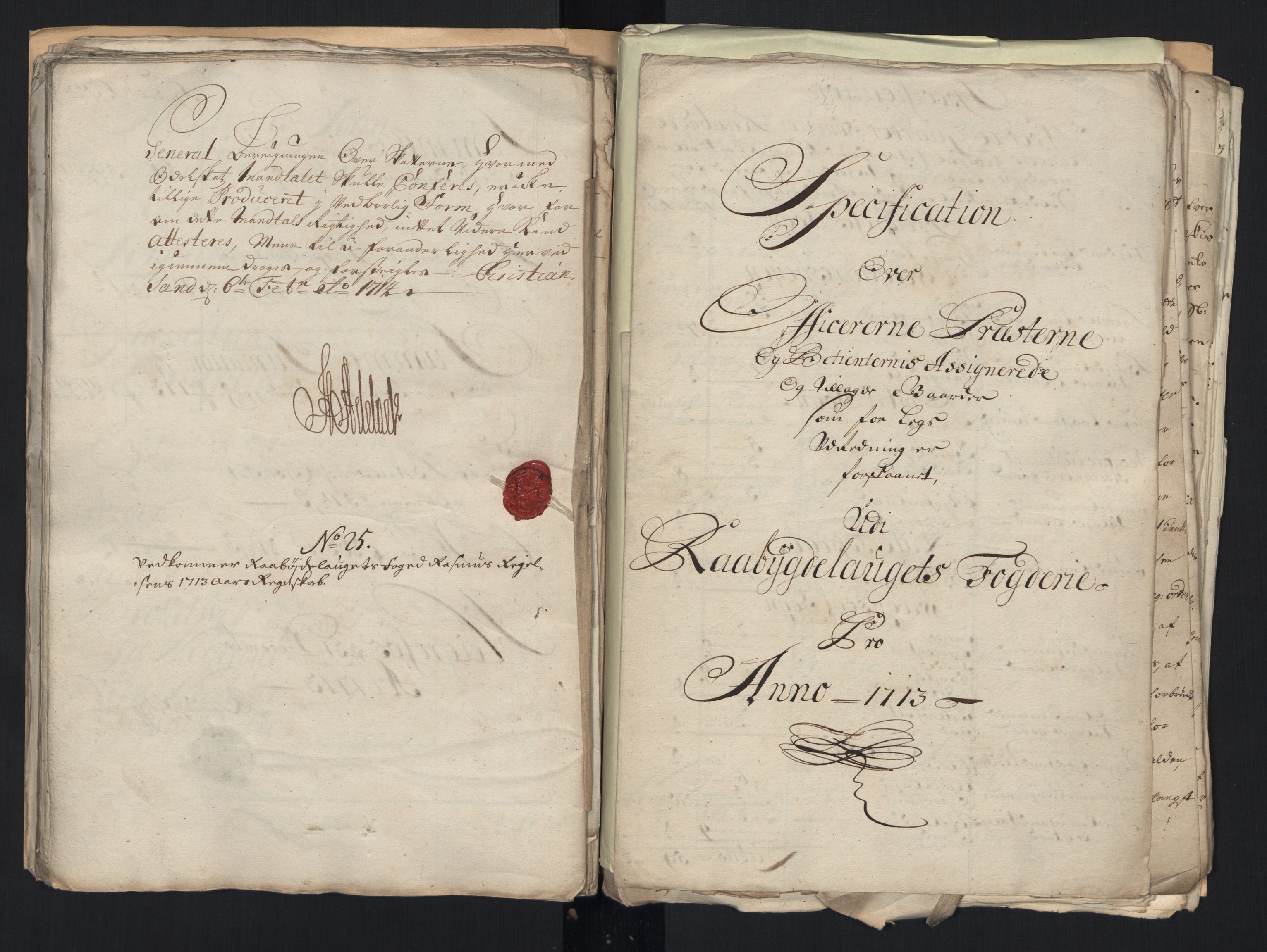 Rentekammeret inntil 1814, Reviderte regnskaper, Fogderegnskap, RA/EA-4092/R40/L2450: Fogderegnskap Råbyggelag, 1712-1713, s. 415