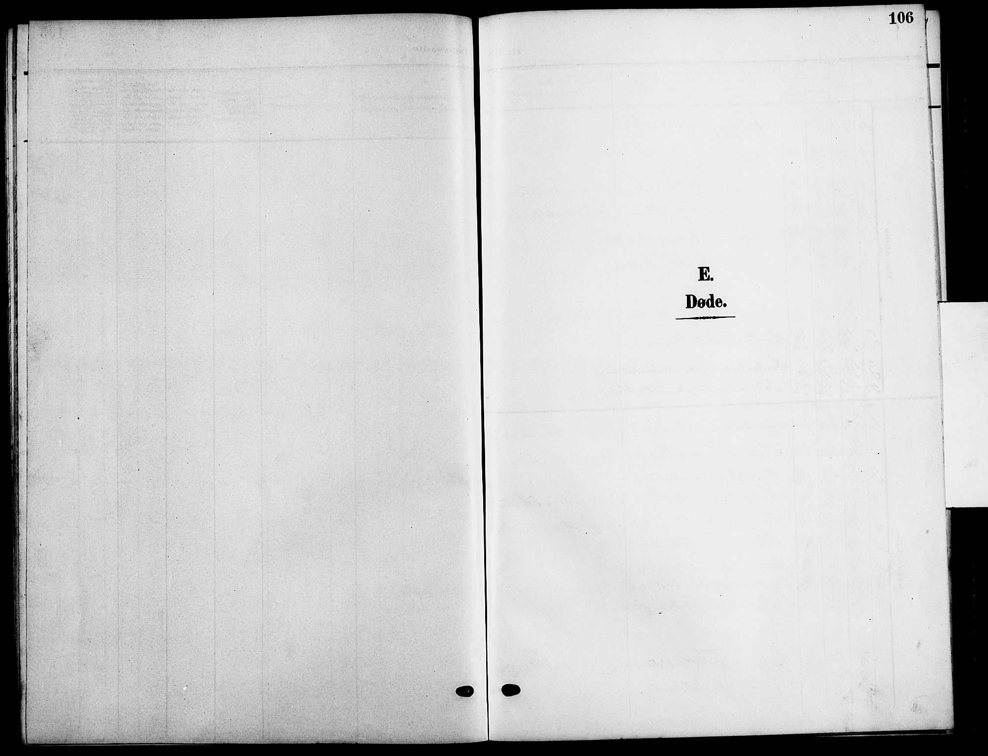 Evje sokneprestkontor, SAK/1111-0008/F/Fb/Fba/L0004: Klokkerbok nr. B 4, 1899-1914, s. 106