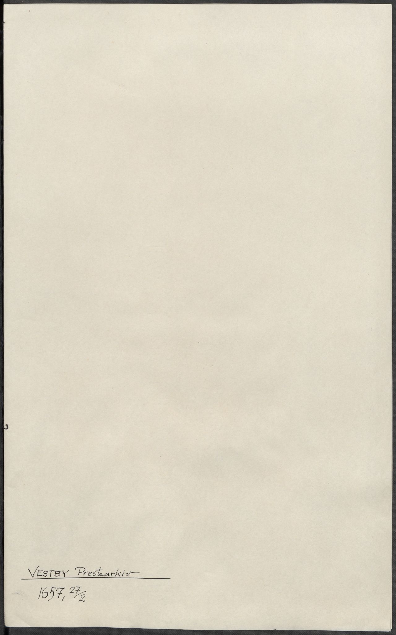 Riksarkivets diplomsamling, RA/EA-5965/F15/L0006: Prestearkiv - Akershus, 1593-1865, s. 240