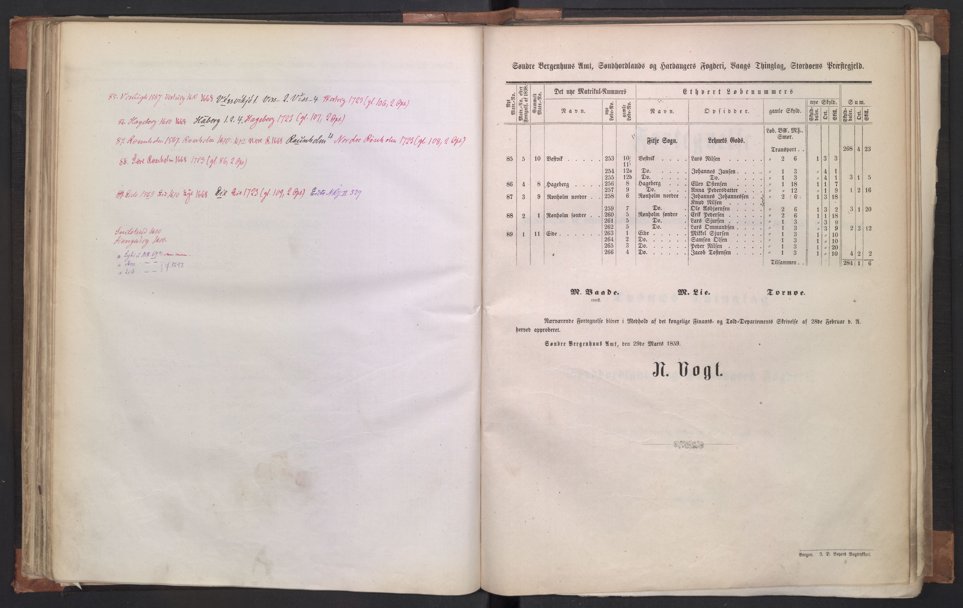 Rygh, AV/RA-PA-0034/F/Fb/L0011: Matrikkelen for 1838 - Søndre Bergenhus amt (Hordaaland fylke), 1838