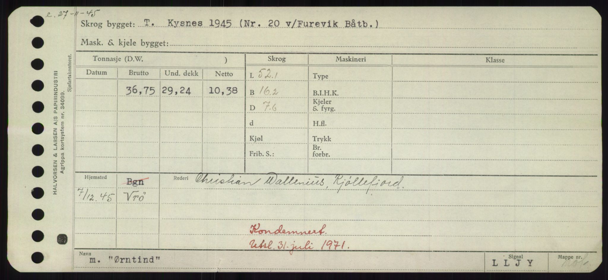 Sjøfartsdirektoratet med forløpere, Skipsmålingen, RA/S-1627/H/Hd/L0041: Fartøy, Vi-Ås, s. 547