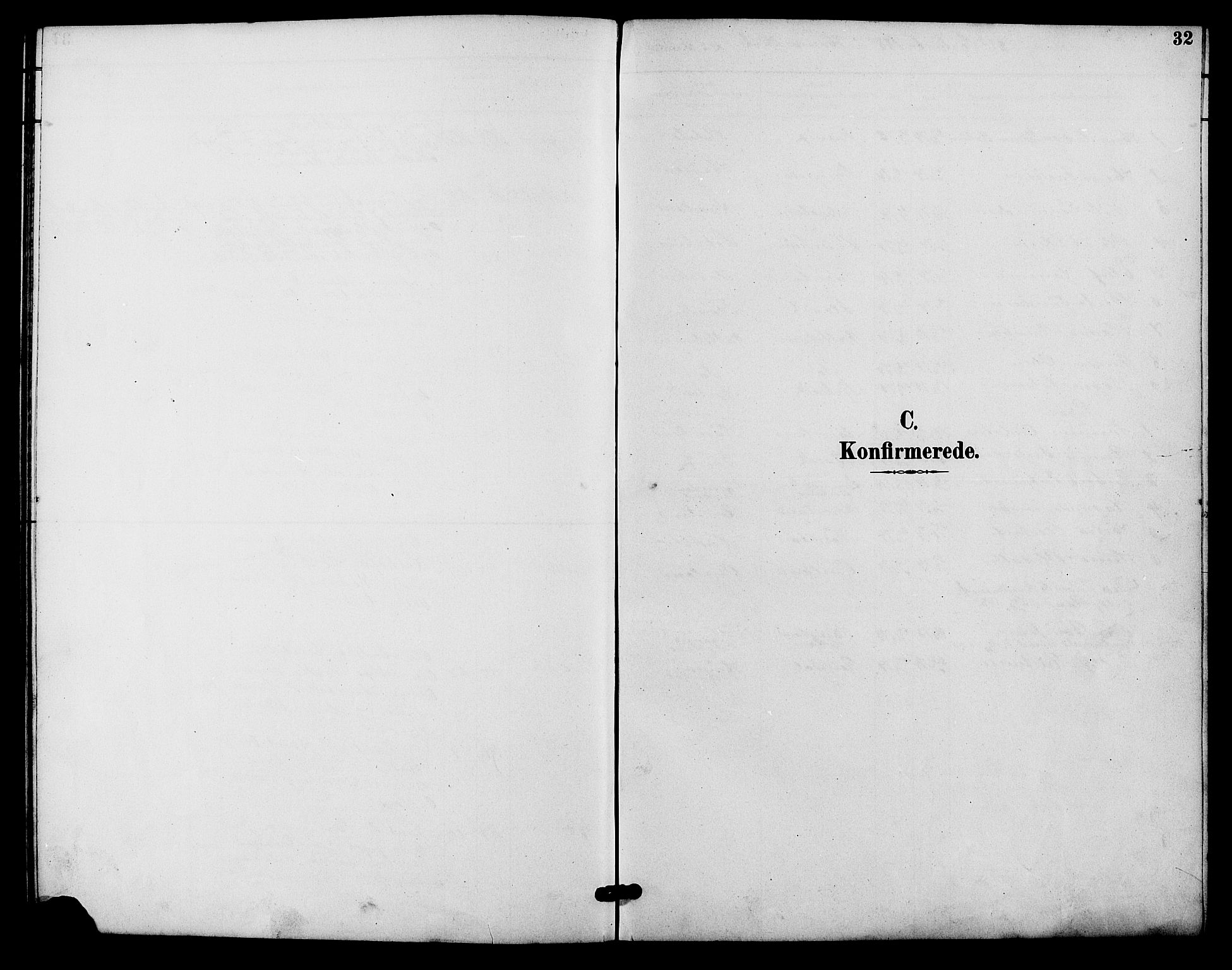 Evje sokneprestkontor, SAK/1111-0008/F/Fb/Fba/L0003: Klokkerbok nr. B 3, 1888-1903, s. 32