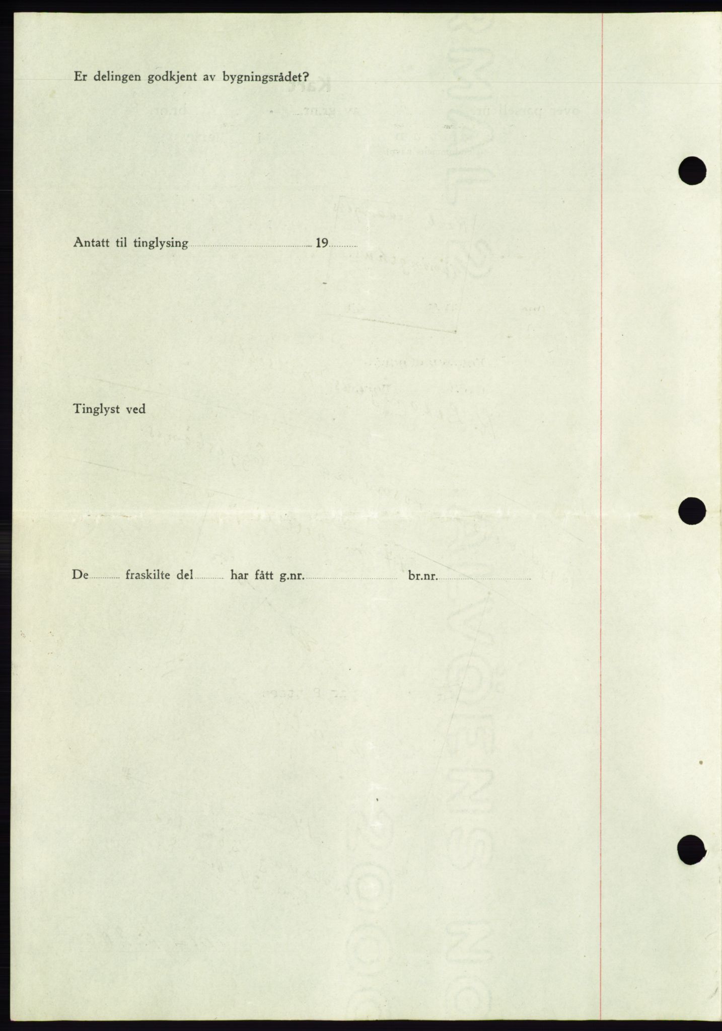 Søre Sunnmøre sorenskriveri, AV/SAT-A-4122/1/2/2C/L0075: Pantebok nr. 1A, 1943-1943, Dagboknr: 342/1943