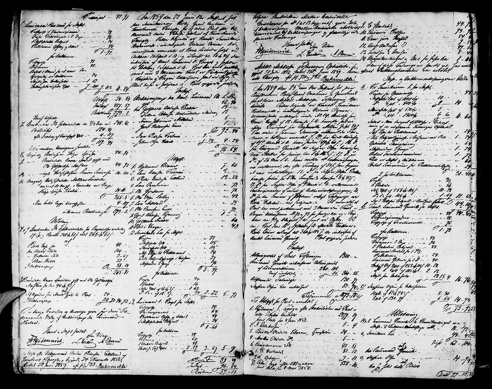 Sunnhordland sorenskrivar, AV/SAB-A-2401/1/H/Ha/Hae/L0005: Skifteprotokollar. Skånevik, Etne, Fjelberg og Kvinnherad. Register i protokoll, 1859-1872, s. 2b-3a
