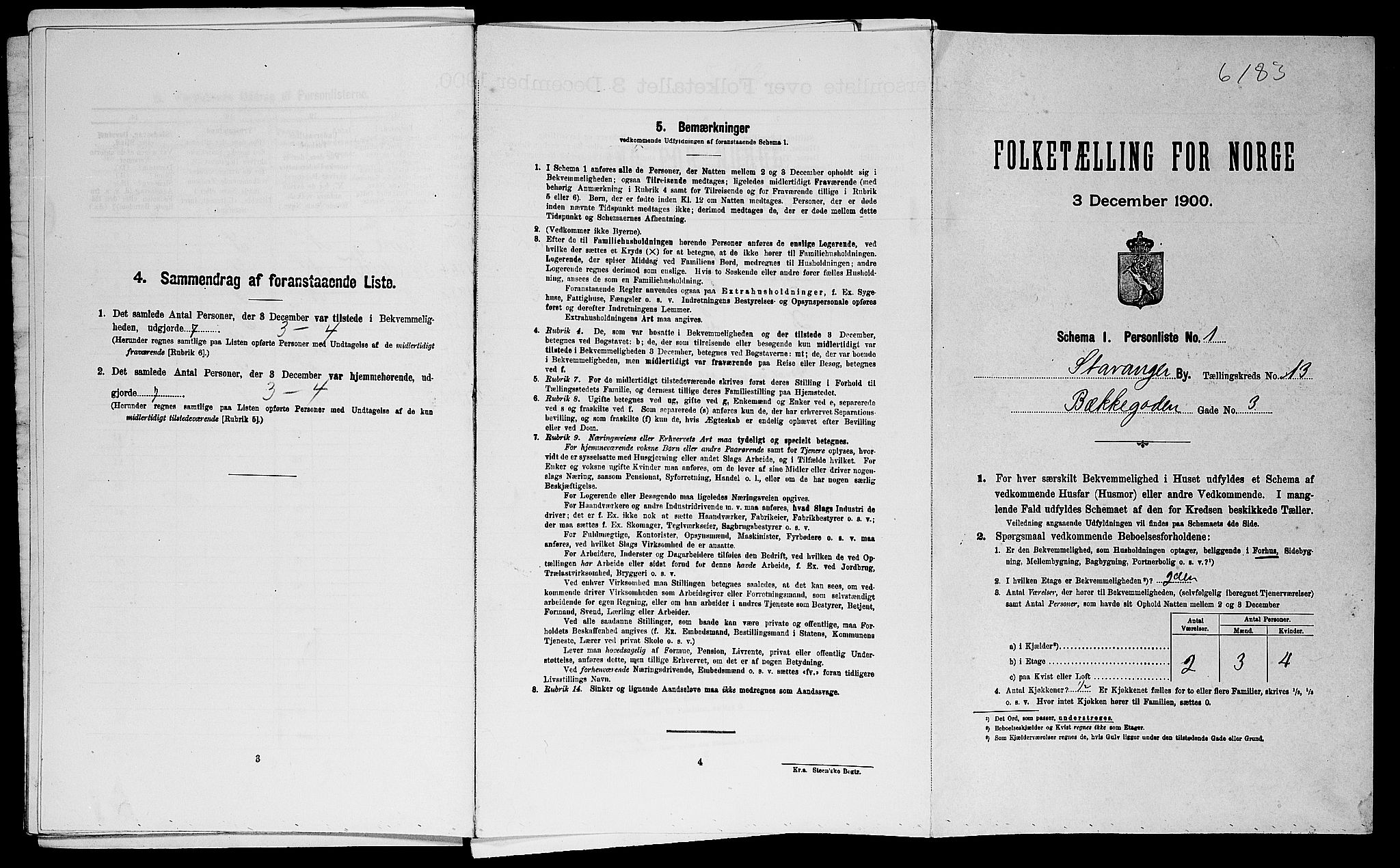 SAST, Folketelling 1900 for 1103 Stavanger kjøpstad, 1900, s. 5581