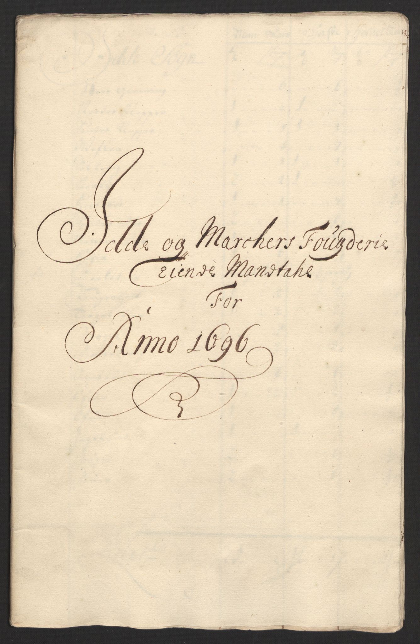 Rentekammeret inntil 1814, Reviderte regnskaper, Fogderegnskap, RA/EA-4092/R01/L0013: Fogderegnskap Idd og Marker, 1696-1698, s. 95