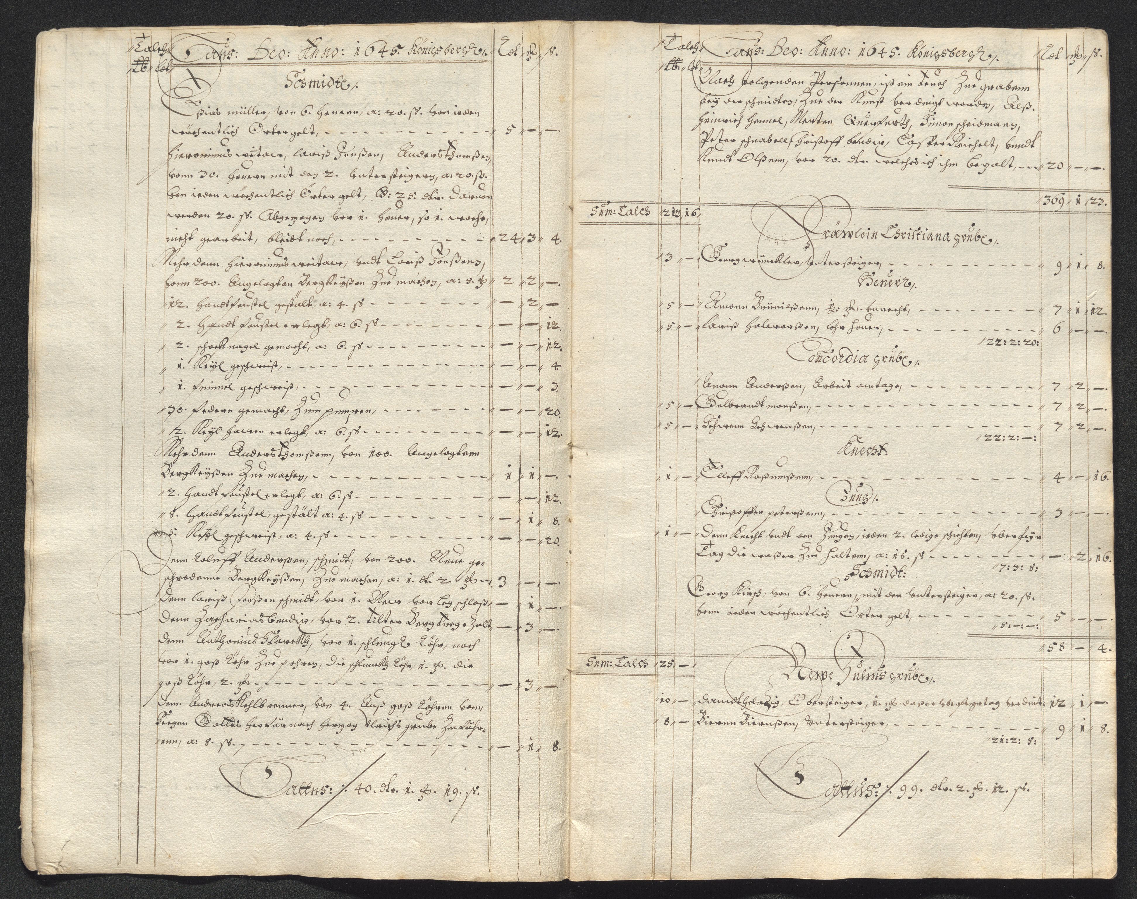 Kongsberg Sølvverk 1623-1816, AV/SAKO-EA-3135/001/D/Dc/Dcd/L0021: Utgiftsregnskap for gruver m.m. , 1645-1646, s. 131