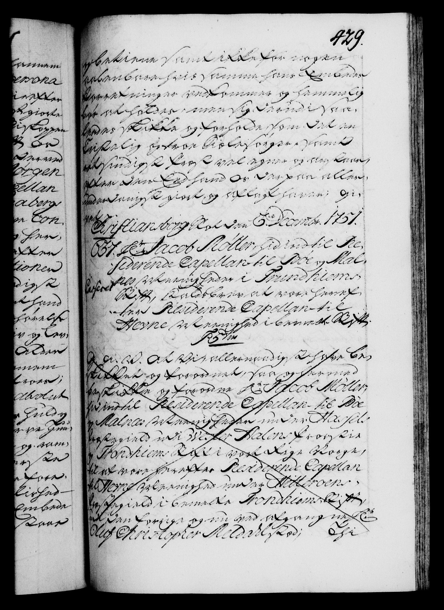 Danske Kanselli 1572-1799, RA/EA-3023/F/Fc/Fca/Fcaa/L0037: Norske registre, 1751-1752, s. 429a