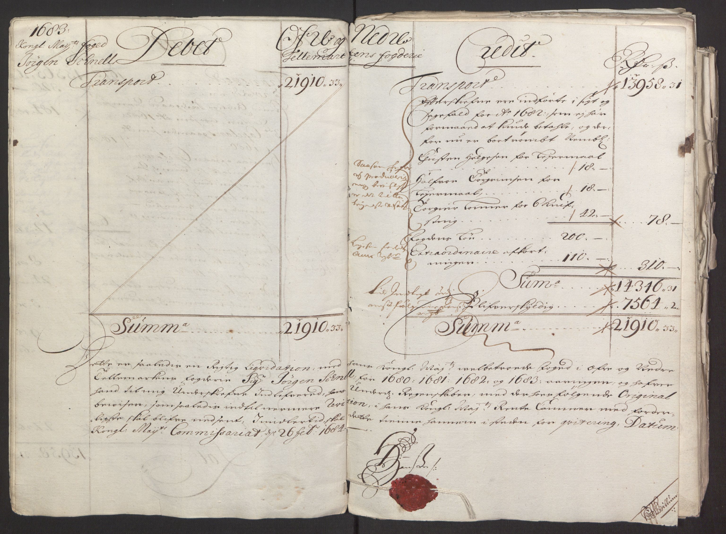 Rentekammeret inntil 1814, Reviderte regnskaper, Fogderegnskap, RA/EA-4092/R35/L2075: Fogderegnskap Øvre og Nedre Telemark, 1680-1684, s. 16