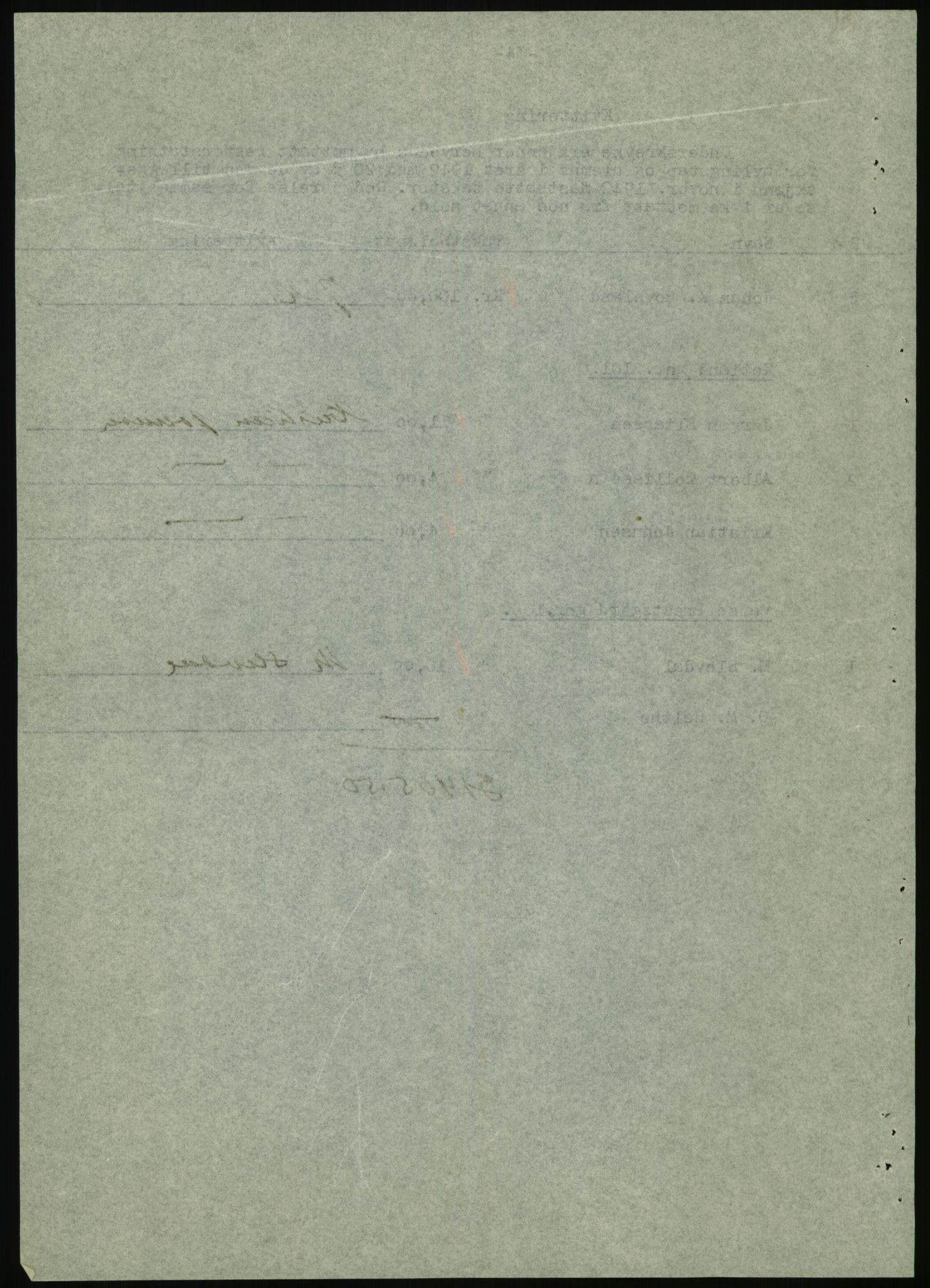 Forsvarsdepartementet, 10. kontor / Oppgjørskontoret, AV/RA-RAFA-1225/D/Db/L0180: Lista oppgjørskontor, 1942-1952, s. 1016