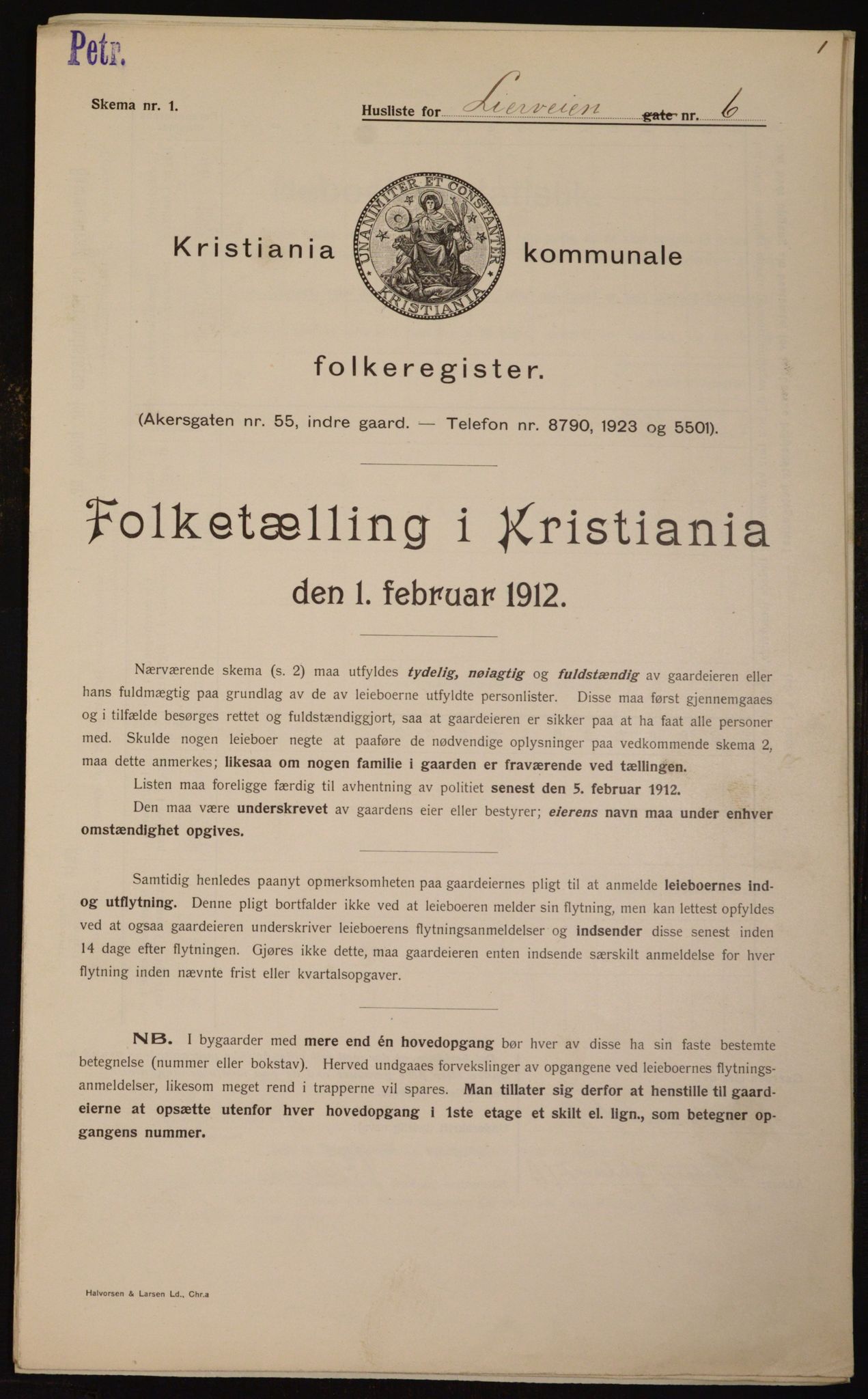 OBA, Kommunal folketelling 1.2.1912 for Kristiania, 1912, s. 57841