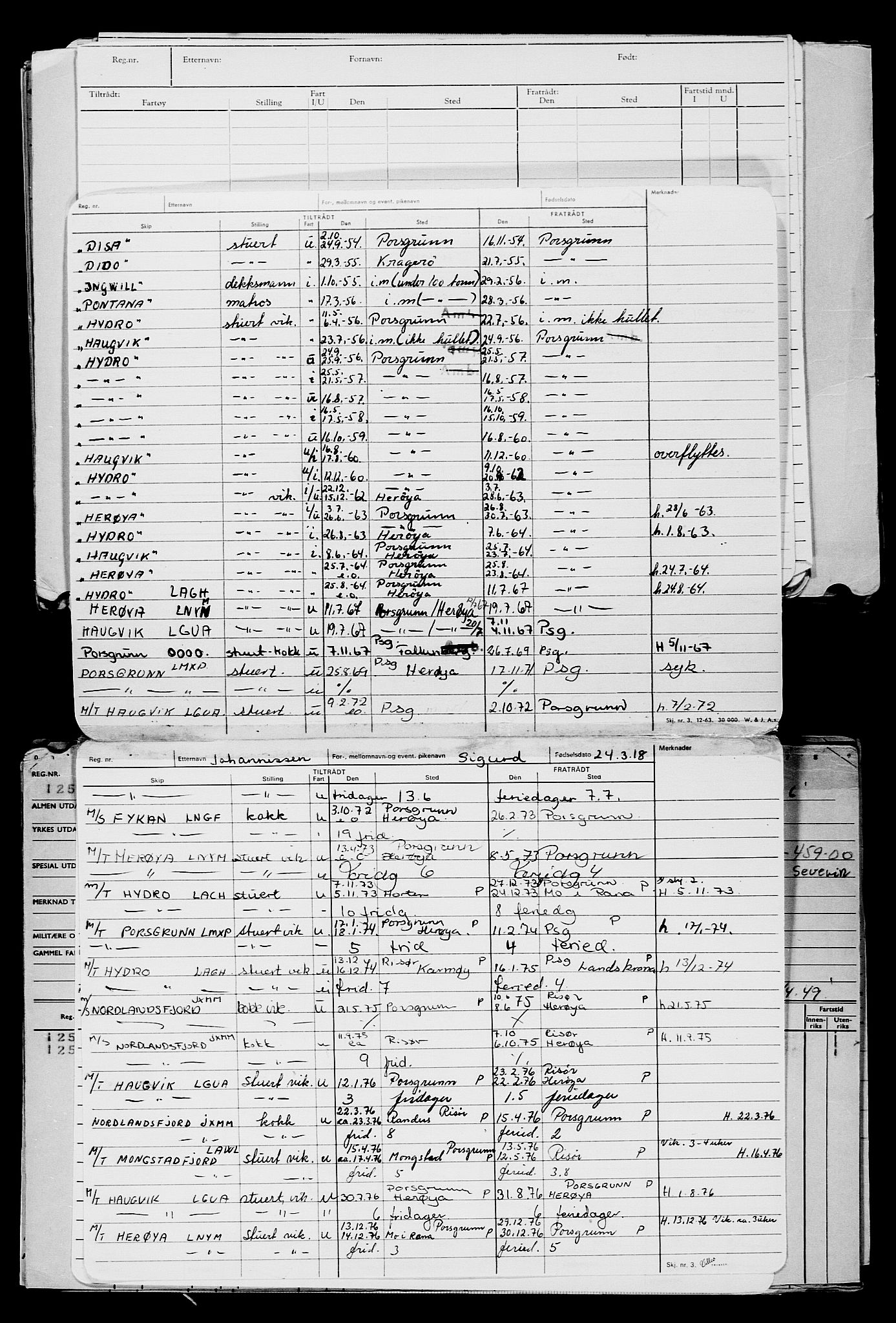 Direktoratet for sjømenn, RA/S-3545/G/Gb/L0156: Hovedkort, 1918, s. 566
