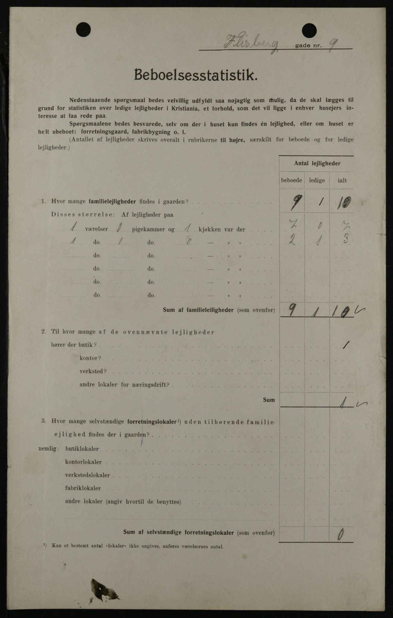 OBA, Kommunal folketelling 1.2.1908 for Kristiania kjøpstad, 1908, s. 22326