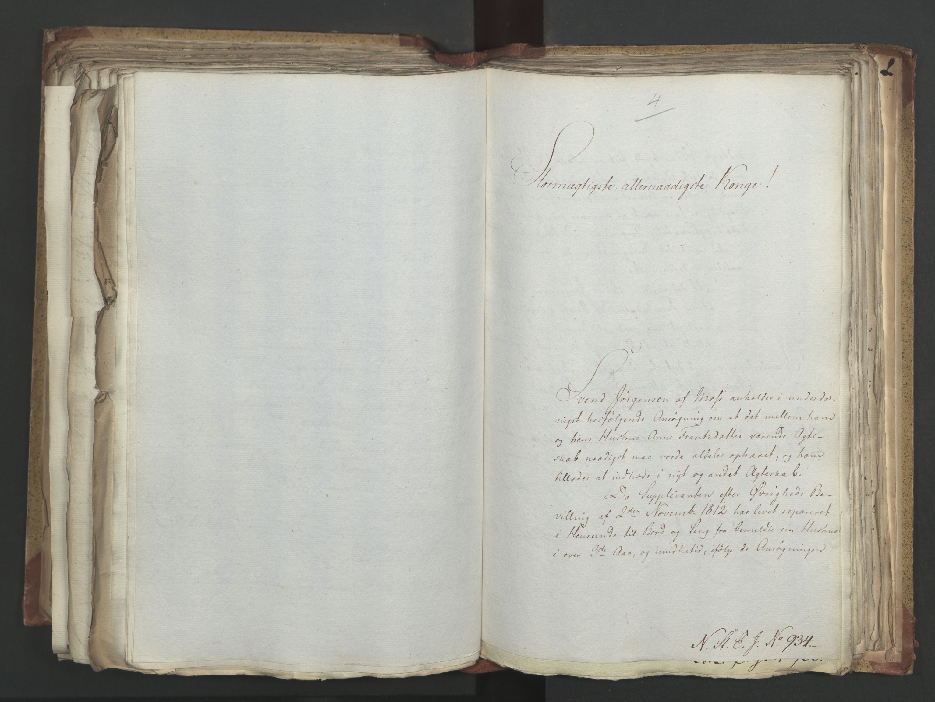 Statsrådsavdelingen i Stockholm, AV/RA-S-1003/D/Da/L0004: Regjeringsinnstillinger nr. 788-999, 1815, s. 353