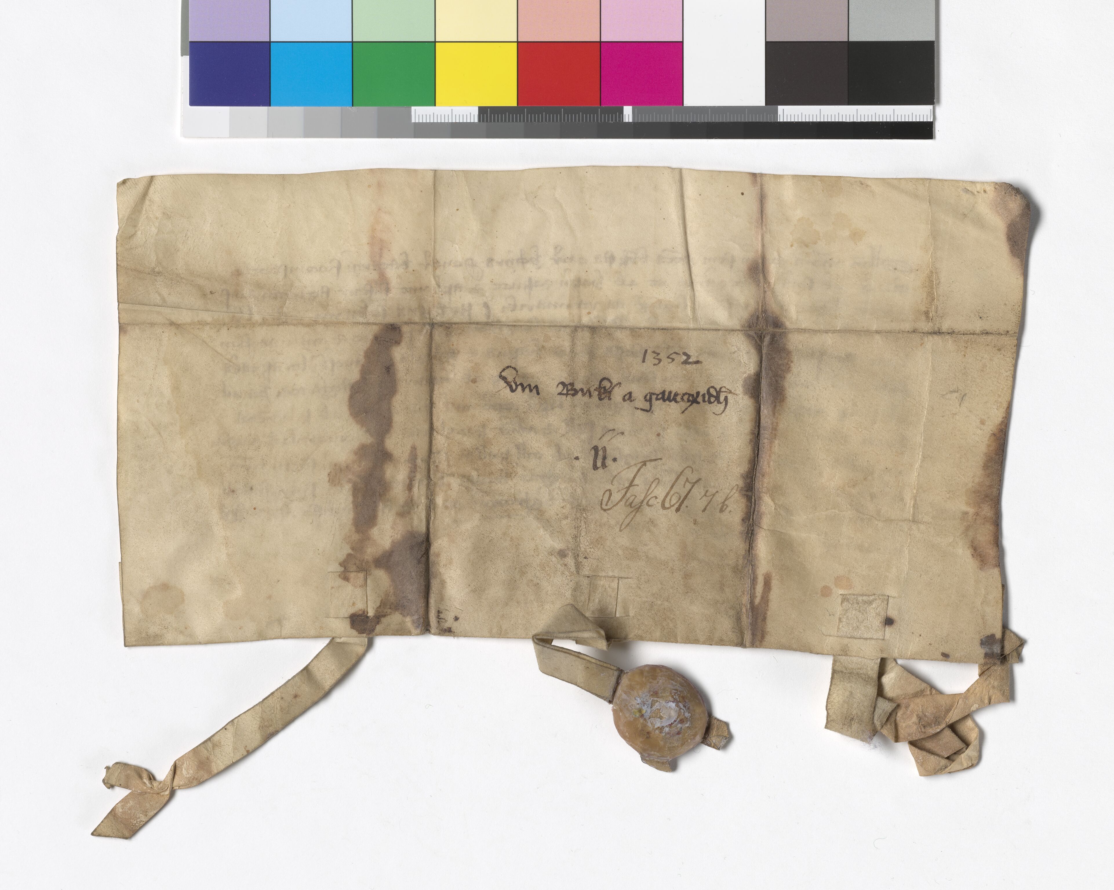 Riksarkivets diplomsamling, AV/RA-EA-5965/F05/L0168: NRA AM fasc. 67 nr. 1-9, 1351-1353, s. 9