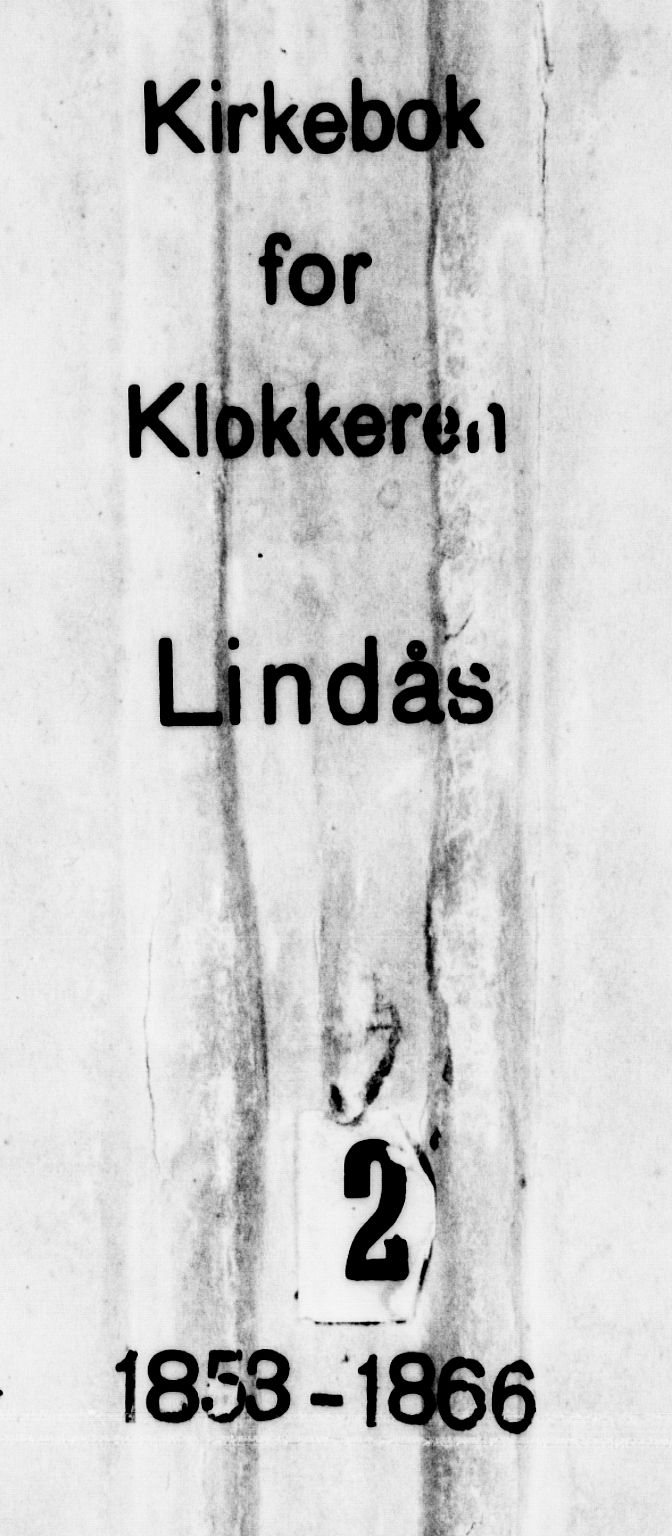 Lindås Sokneprestembete, AV/SAB-A-76701/H/Hab/Habb/L0001: Klokkerbok nr. B 1, 1853-1866