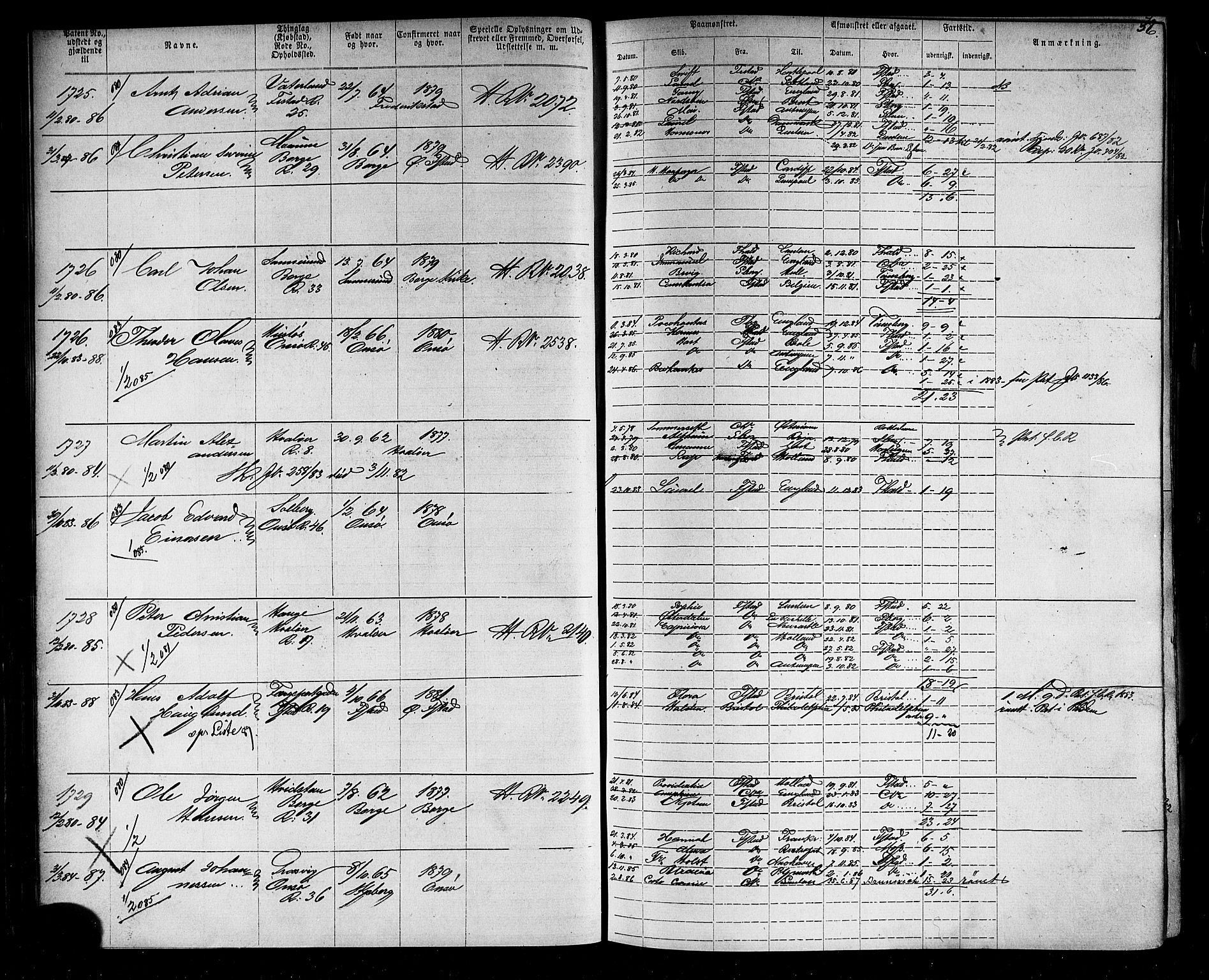 Fredrikstad mønstringskontor, AV/SAO-A-10569b/F/Fc/Fca/L0005: Annotasjonsrulle, 1884-1899, s. 59