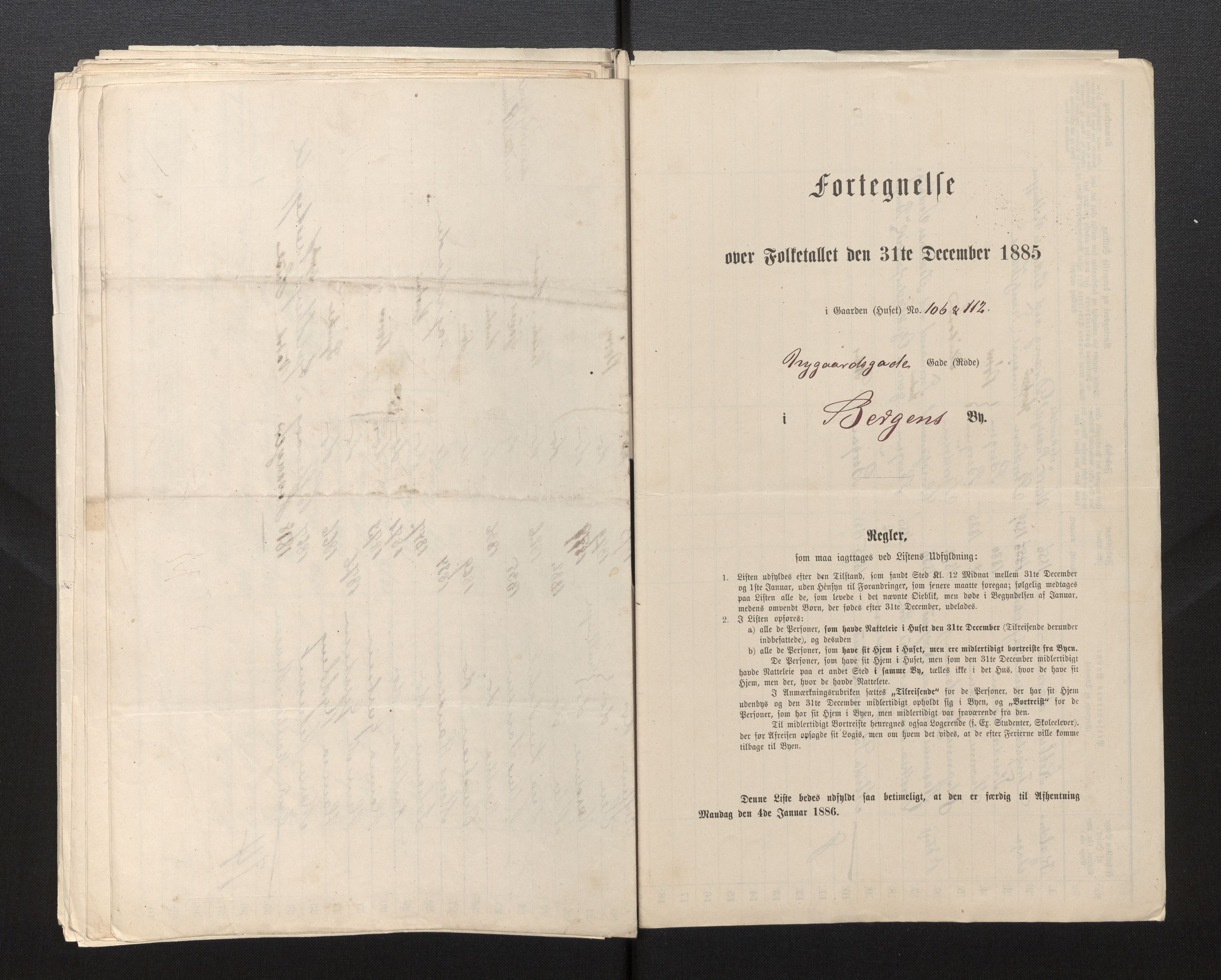 SAB, Folketelling 1885 for 1301 Bergen kjøpstad, 1885, s. 4550