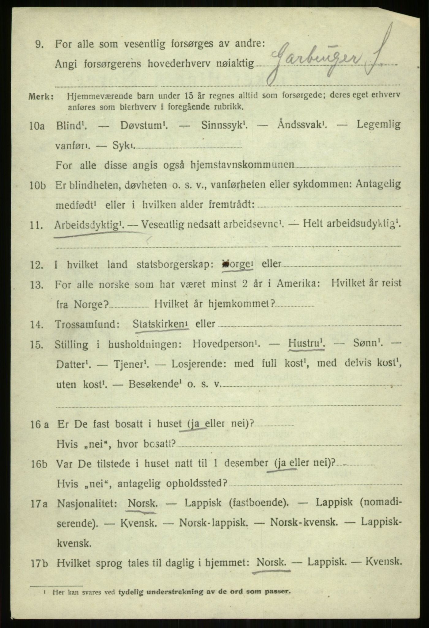 SATØ, Folketelling 1920 for 1934 Tromsøysund herred, 1920, s. 7617
