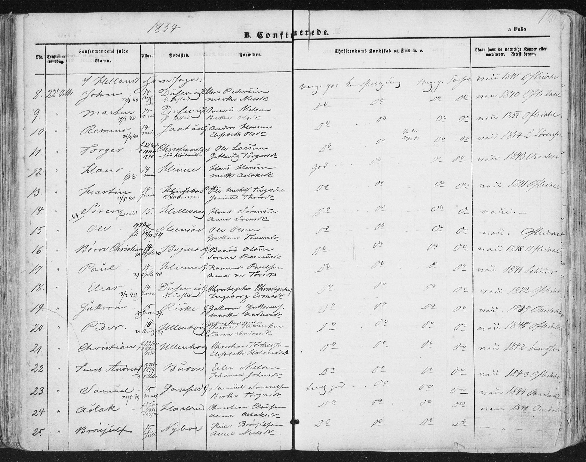 Hetland sokneprestkontor, AV/SAST-A-101826/30/30BA/L0002: Ministerialbok nr. A 2, 1849-1869, s. 120