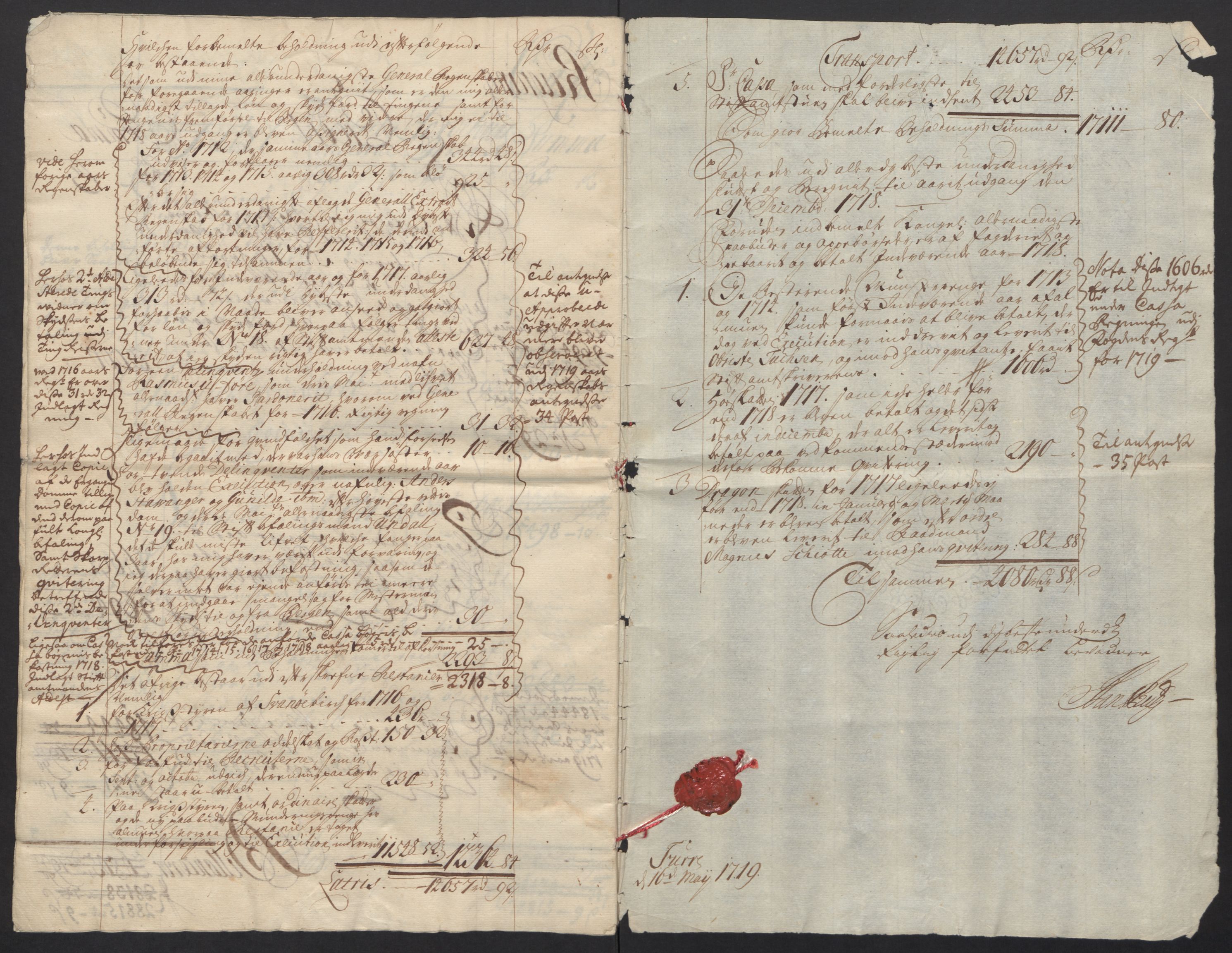 Rentekammeret inntil 1814, Reviderte regnskaper, Fogderegnskap, AV/RA-EA-4092/R53/L3441: Fogderegnskap Sunn- og Nordfjord, 1717-1718, s. 285