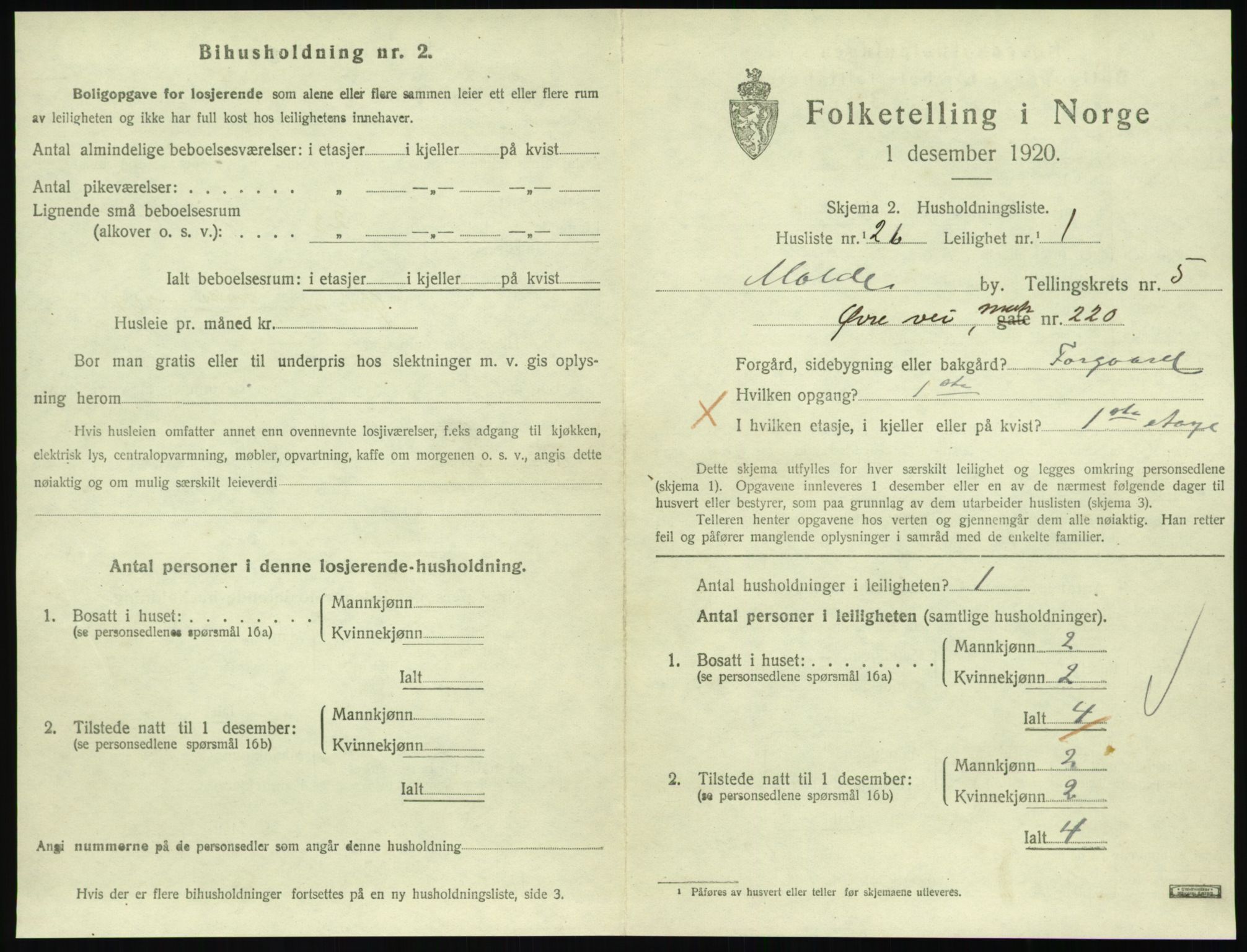 SAT, Folketelling 1920 for 1502 Molde kjøpstad, 1920, s. 1871