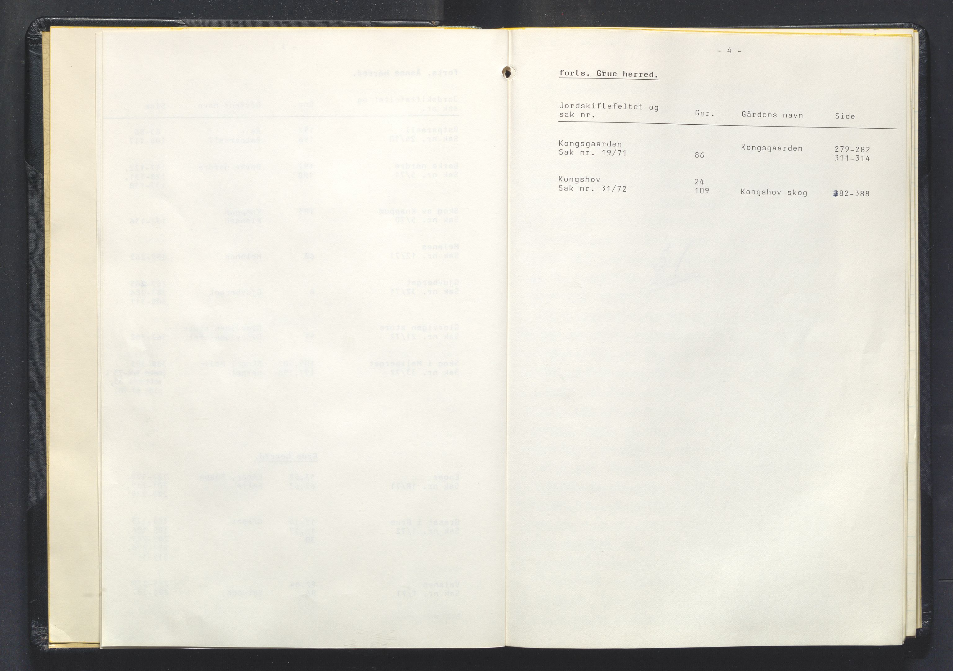 Glåmdal jordskifterett, AV/SAH-JORDSKIFTEH-003/G/Ga/L0016/0002: Rettsbøker / Rettsbok - nr. 31, 1971-1973